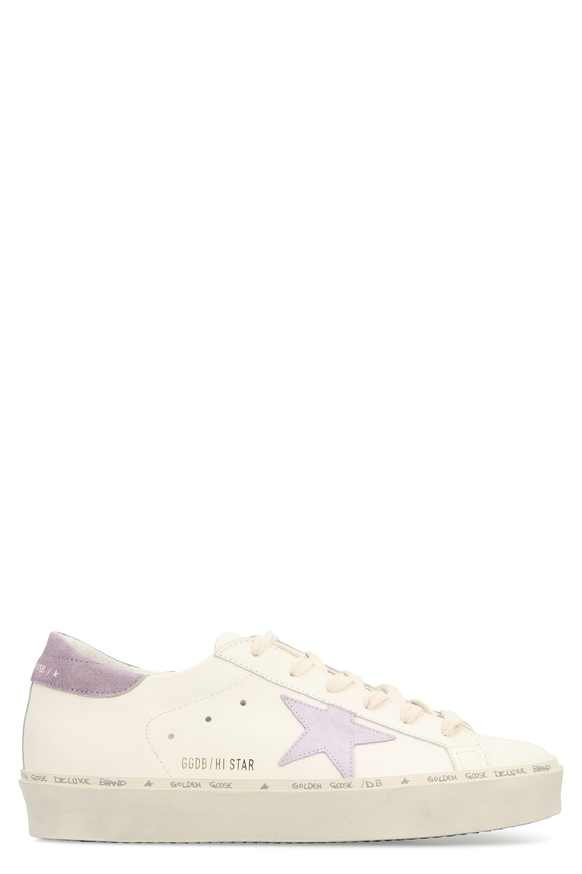 Hi Star leather platform sneakers