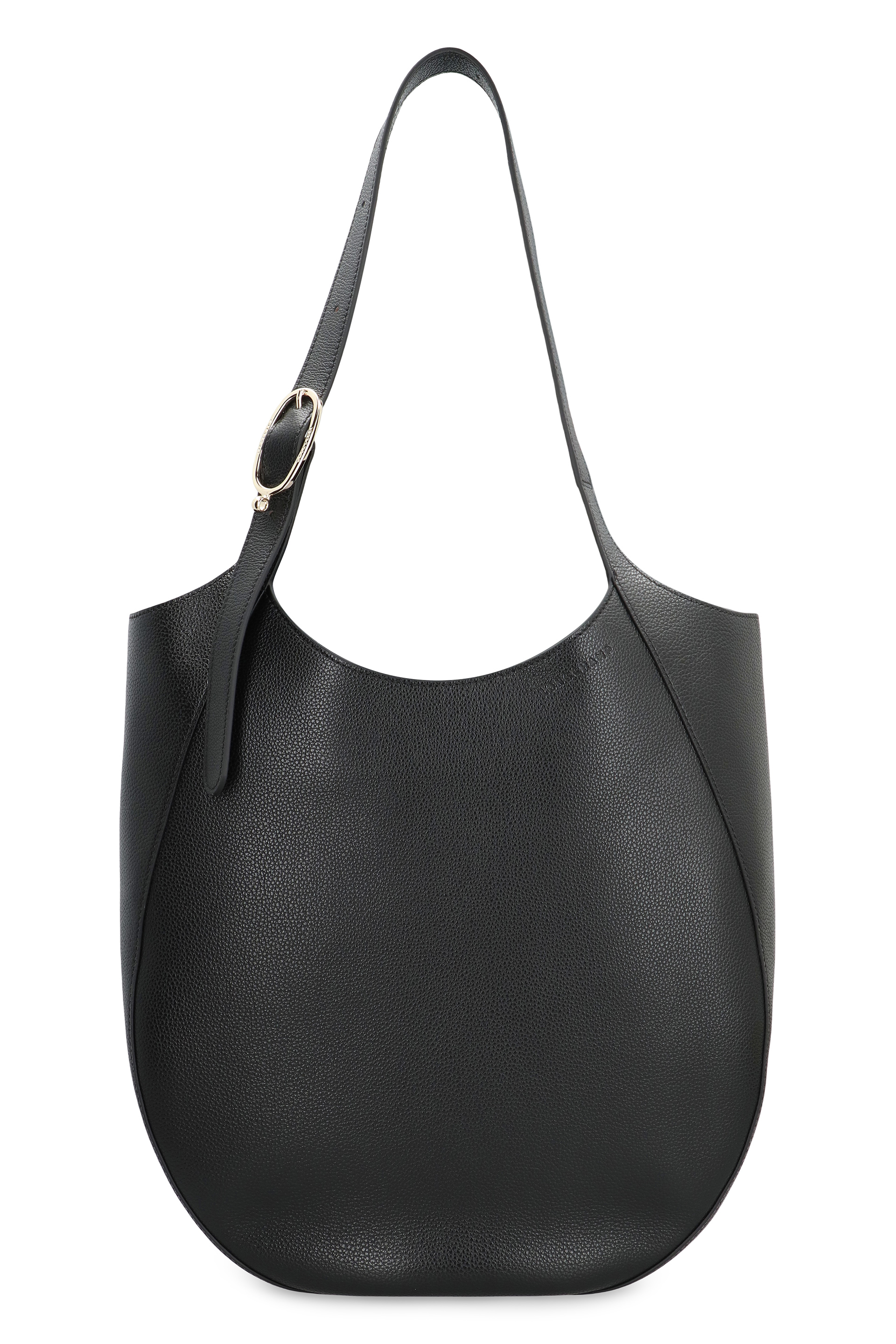 Le Foulonné XL smooth leather tote bag
