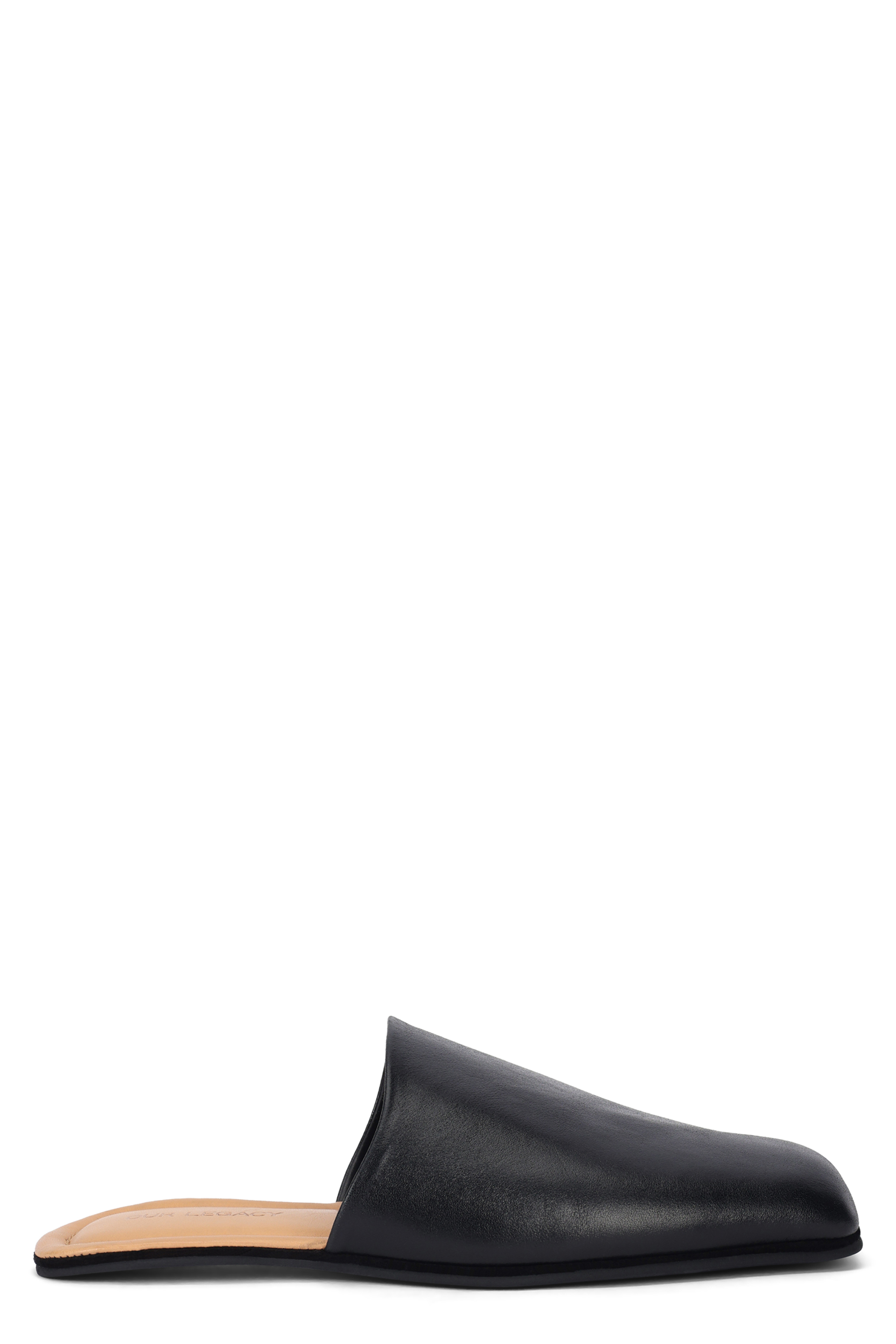Mule Cigarr in black leather