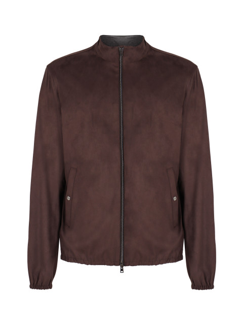 Jacket in eco suede