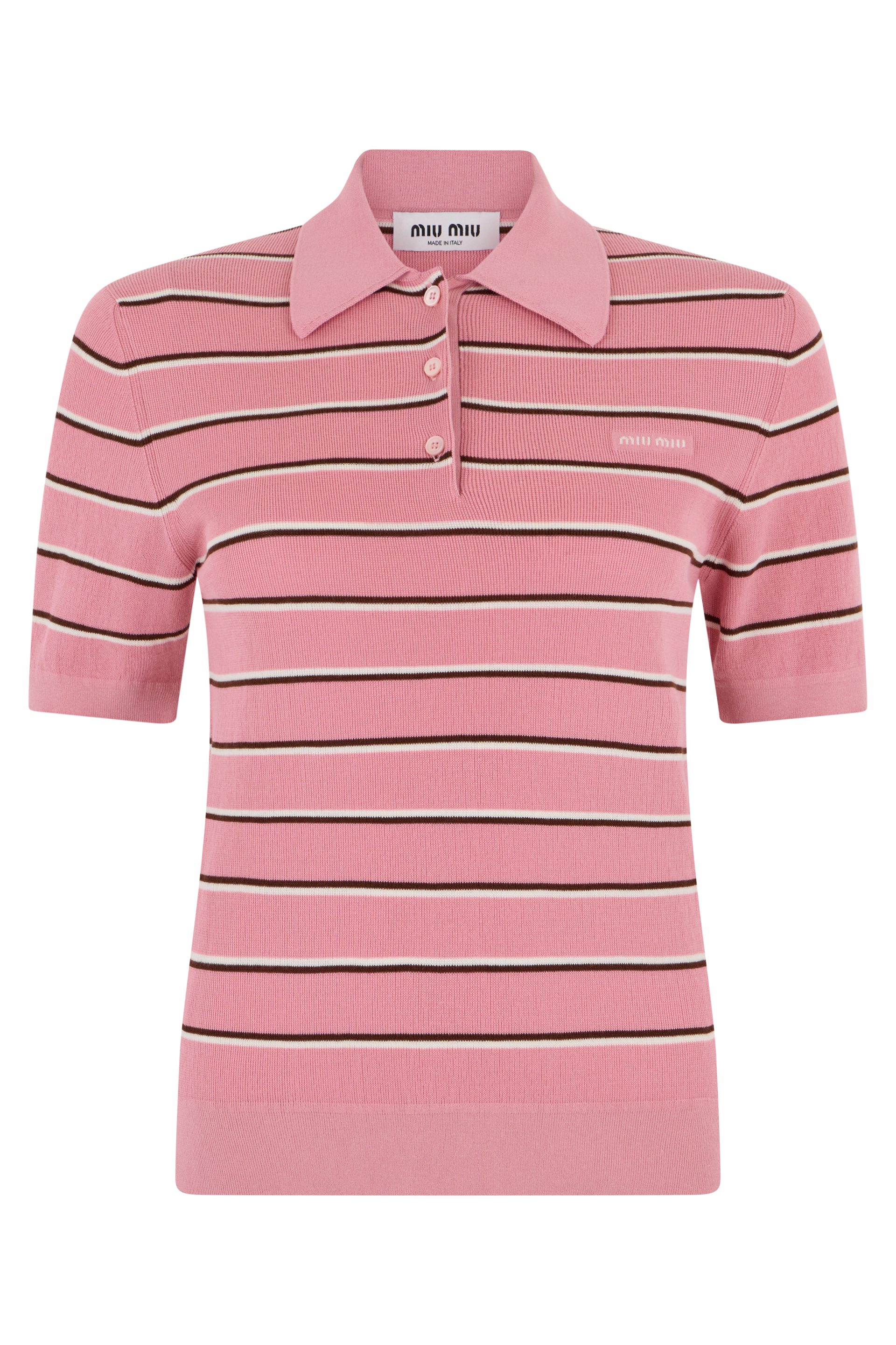 Cotton knit polo