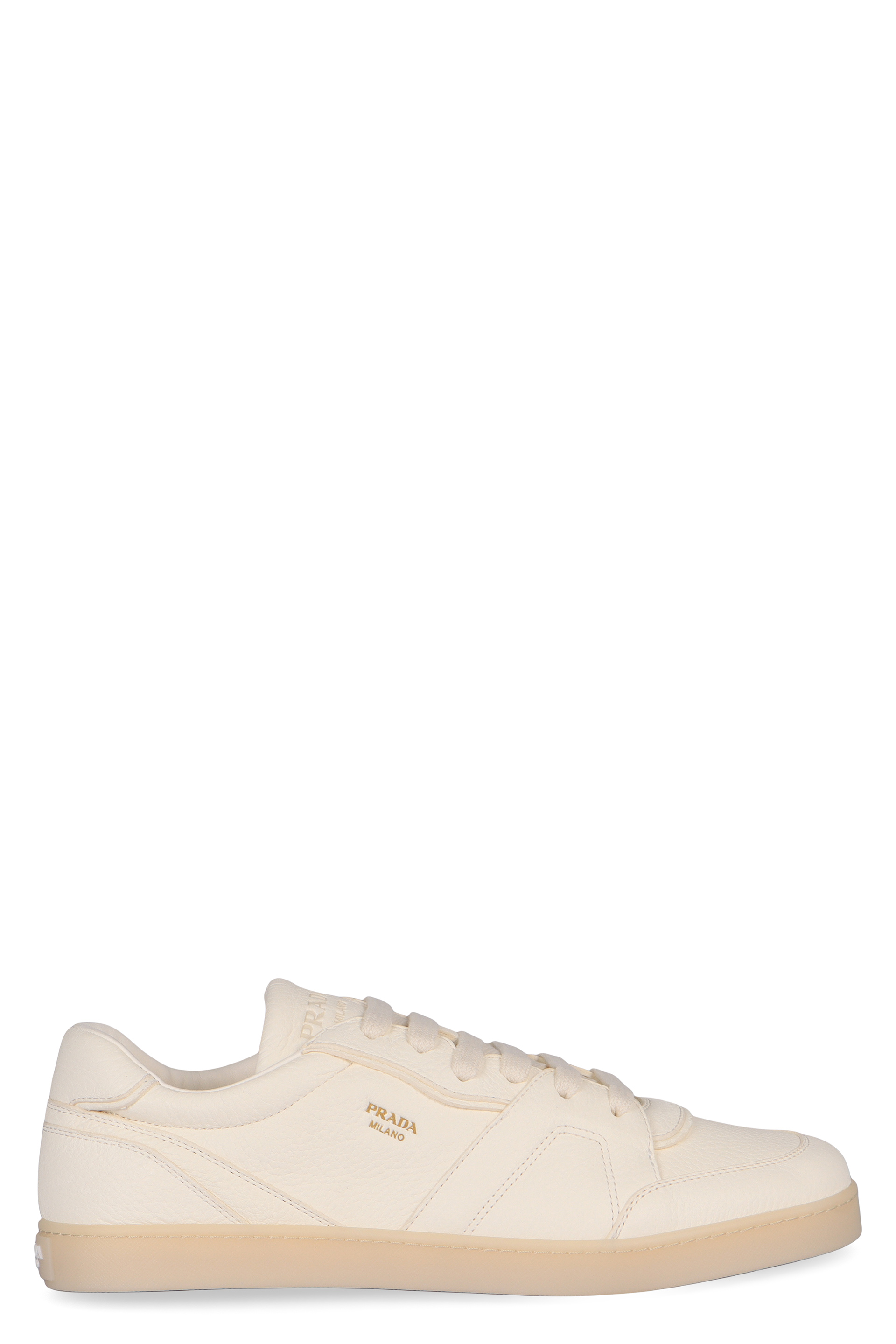 Low-top leather sneakers