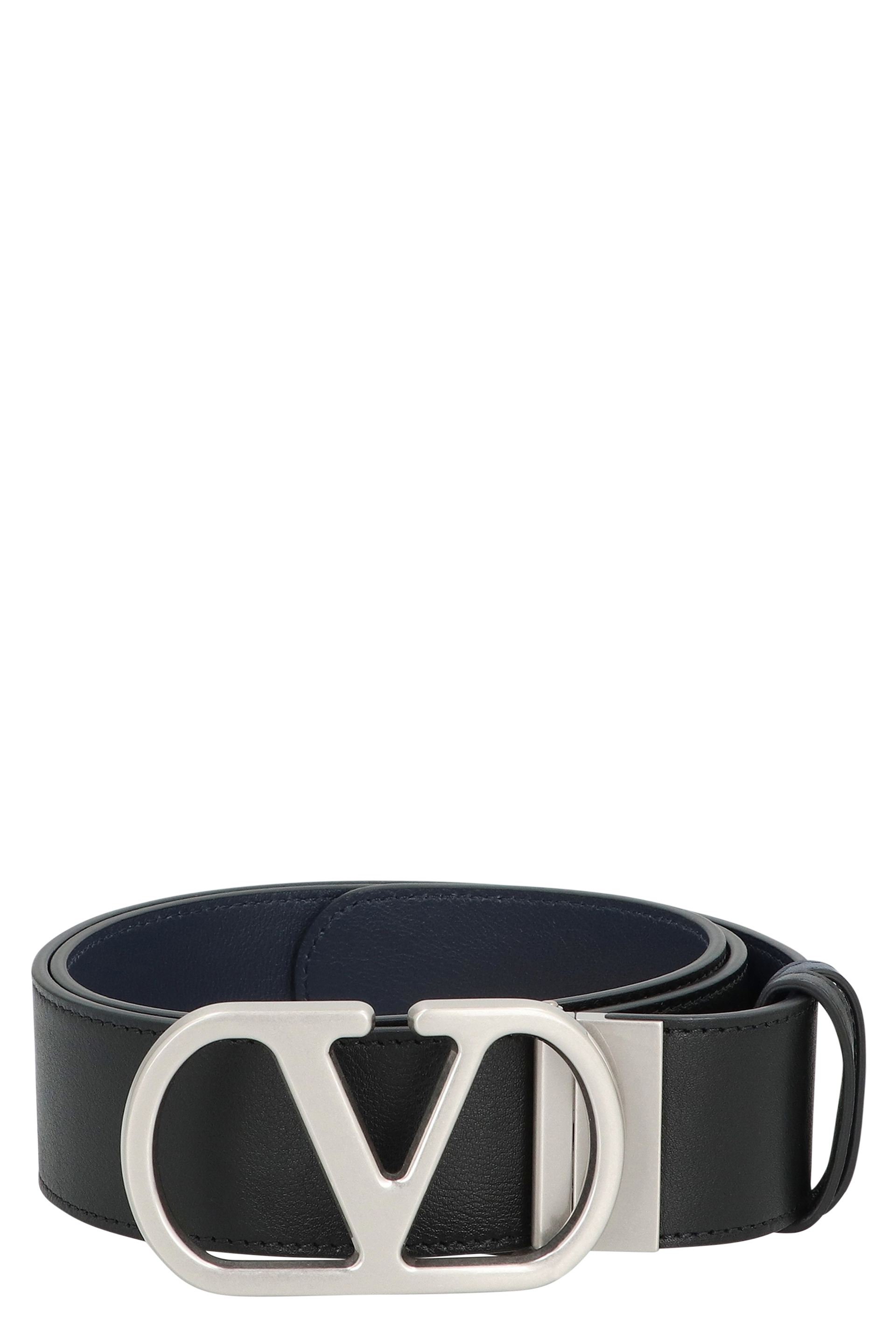 Vlogo Singature reversible leather belt