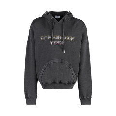 Logo print hoodie