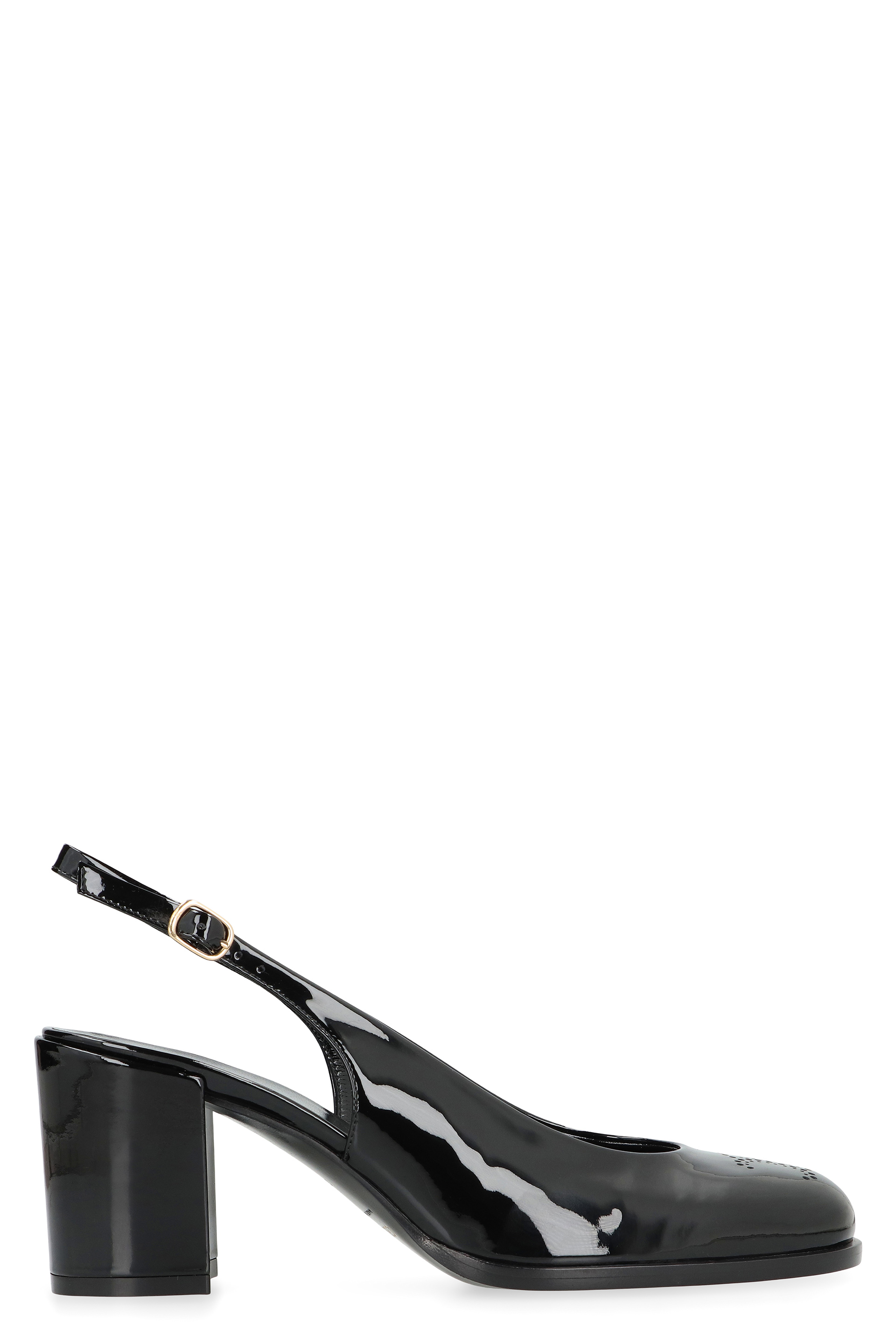 Lily Celine Patent leather slingback pumps