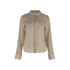 Tilly shirt in wool and silk gauze