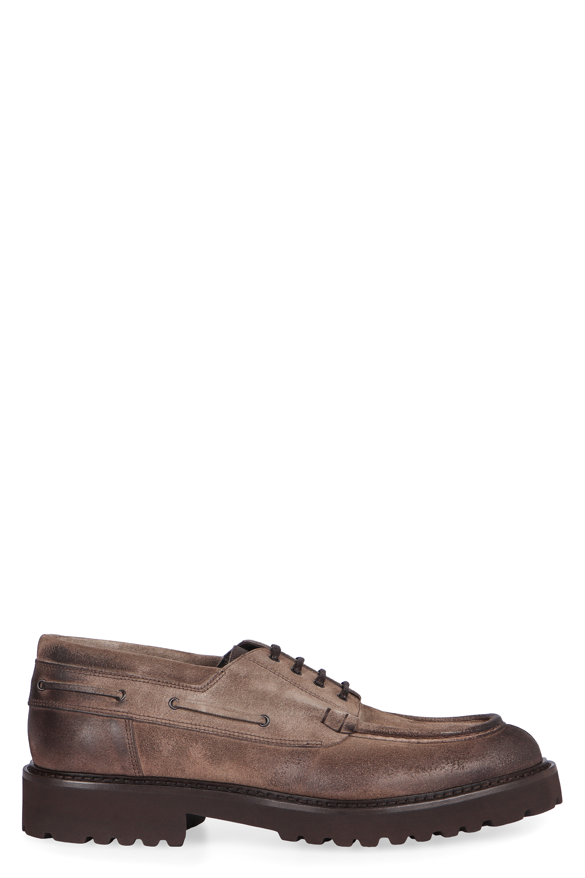 leather lace-up shoes