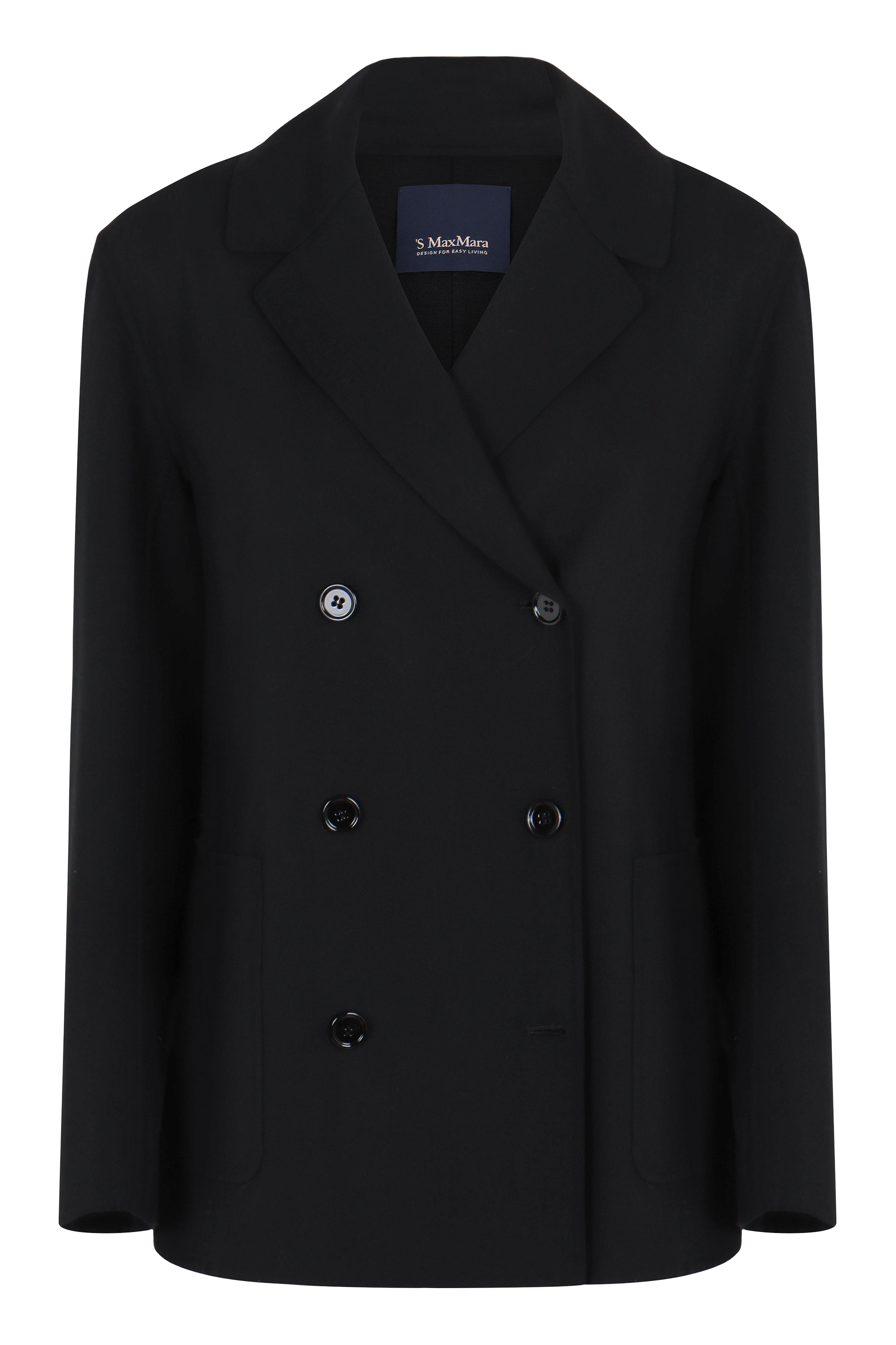 Double-breasted wool jacket