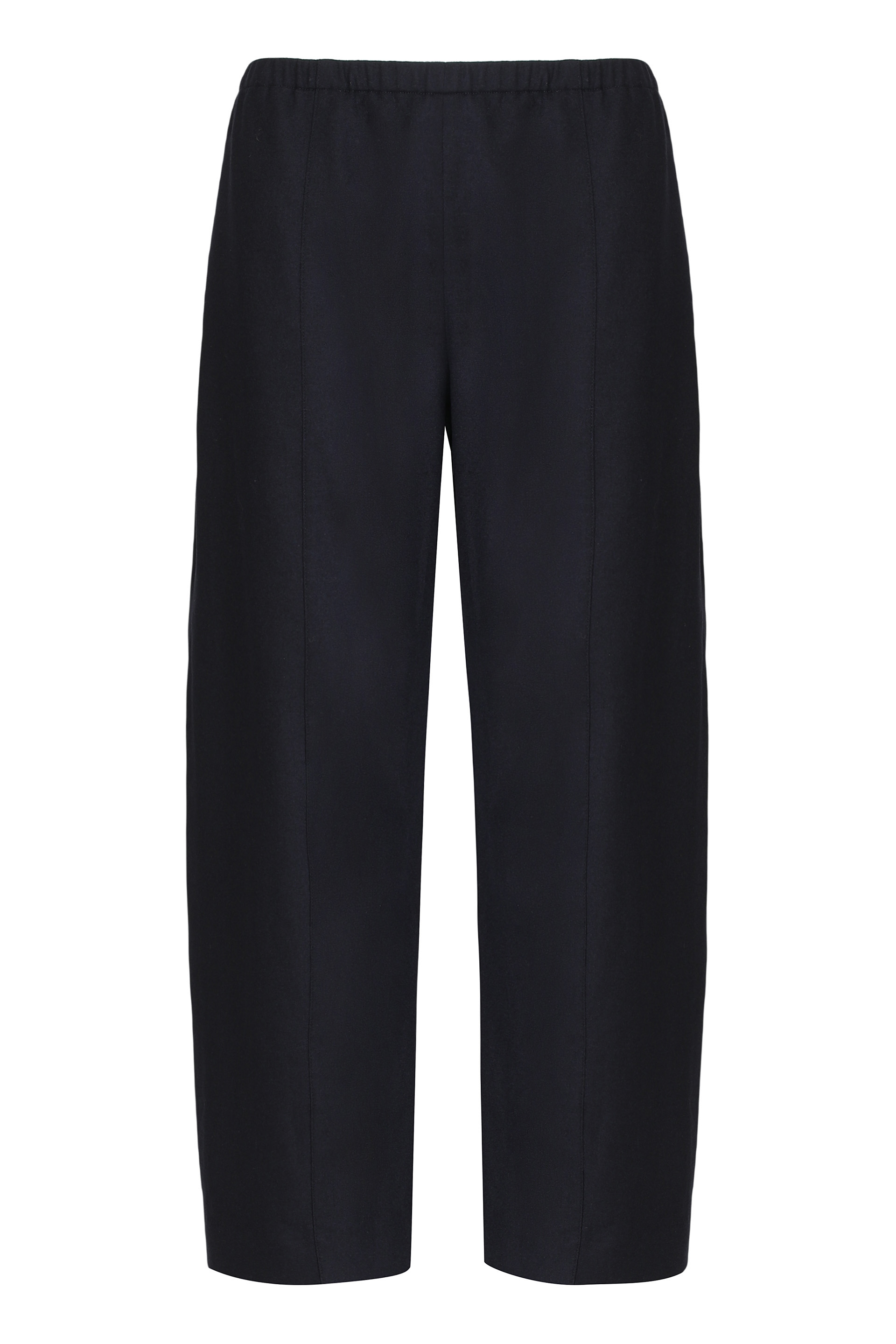 Pull-on trousers in wool and cashmere