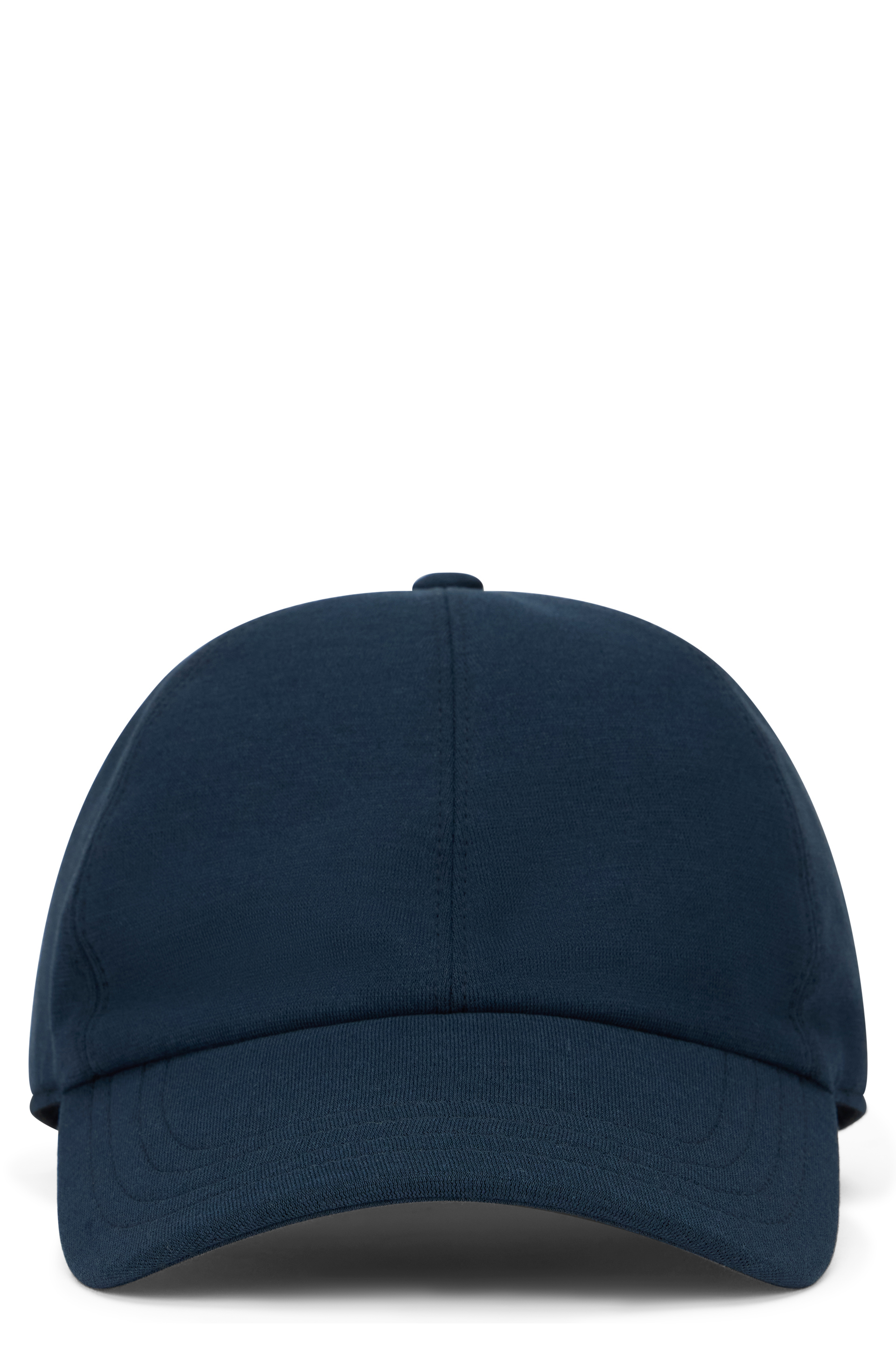 Cap with visor in cotton jersey