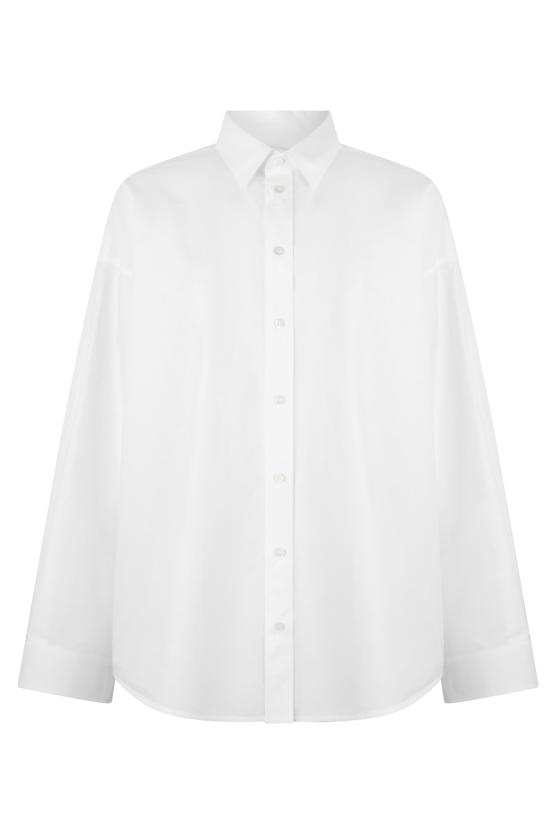 Flared Cotton Shirt