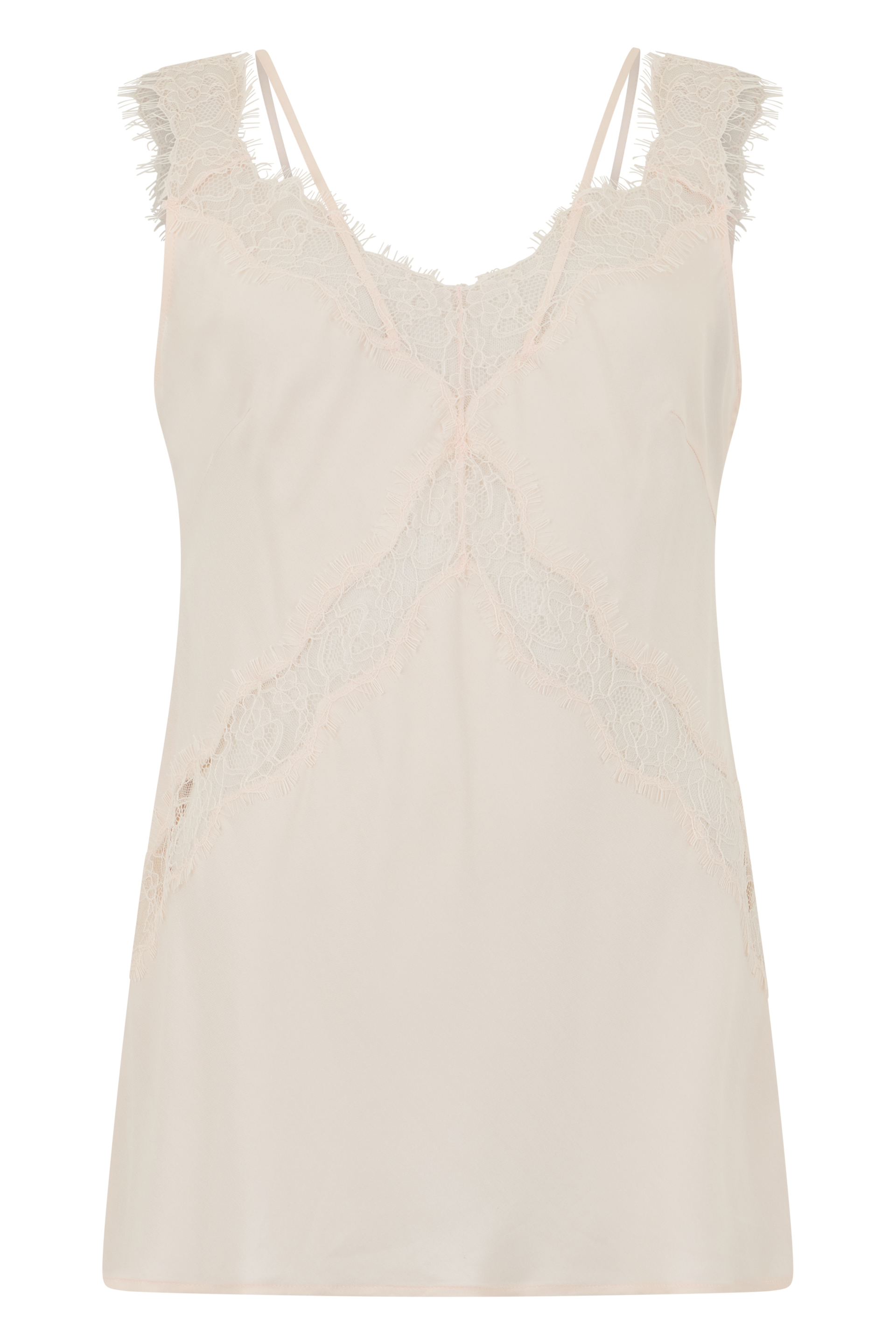 Top with Lace Embroidery