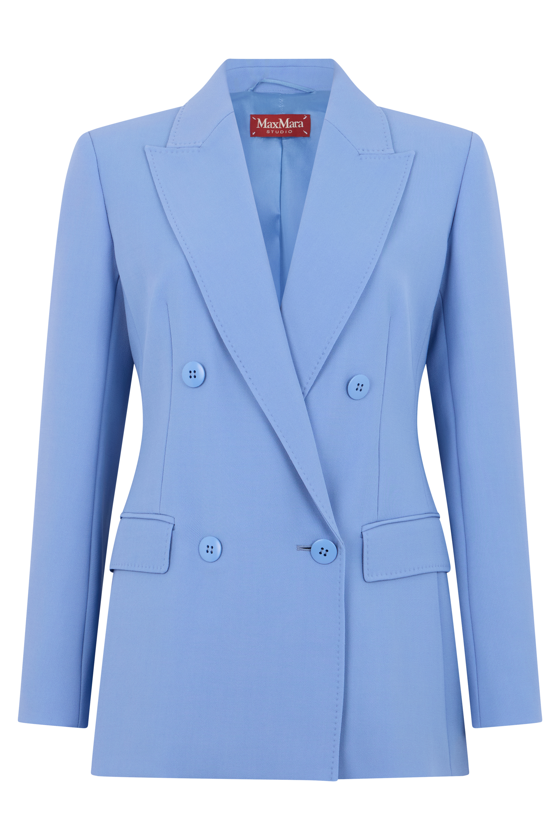 Wool double-breasted blazer