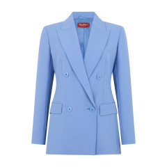 Wool double-breasted blazer