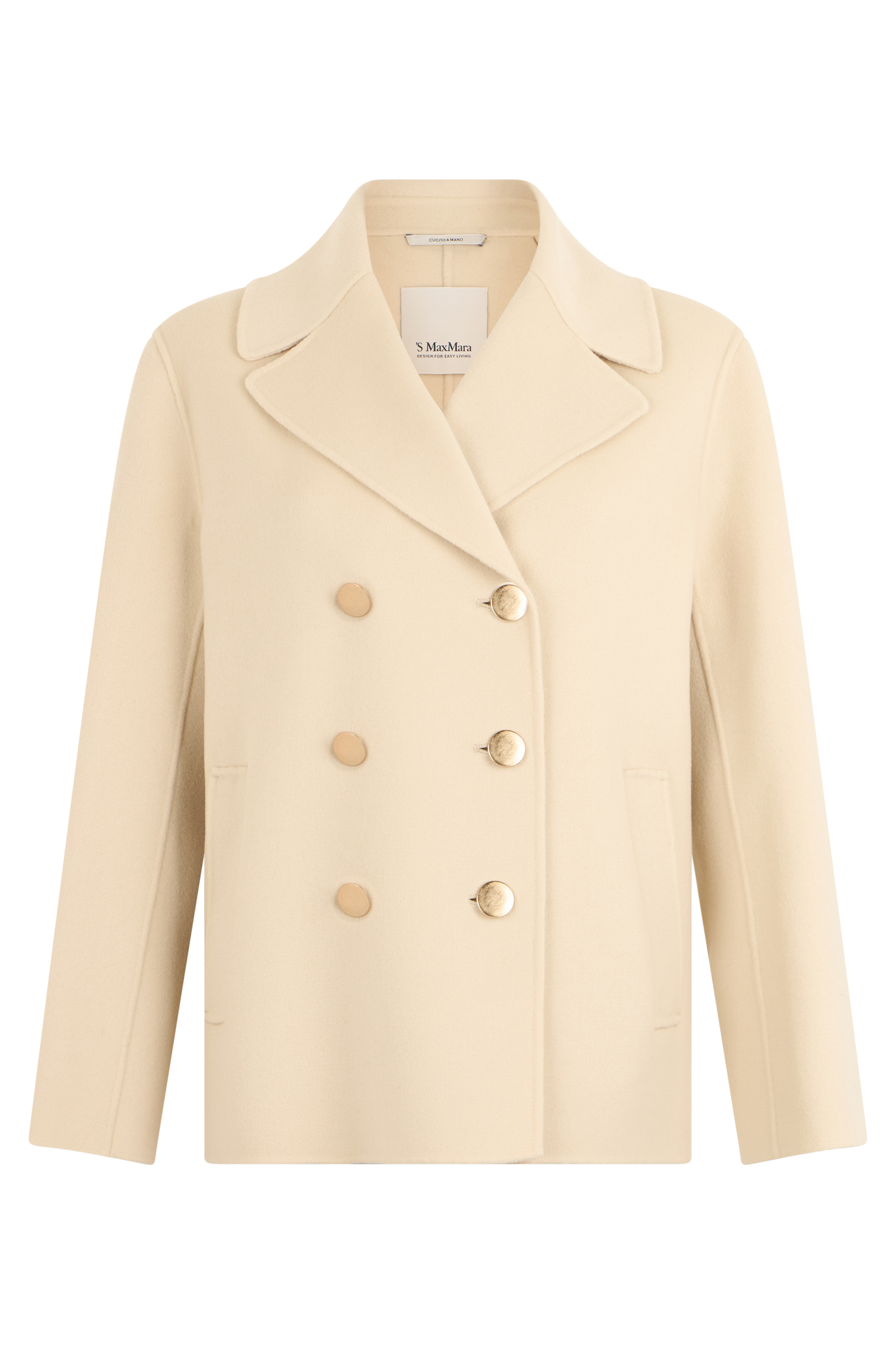 Double-breasted wool jacket