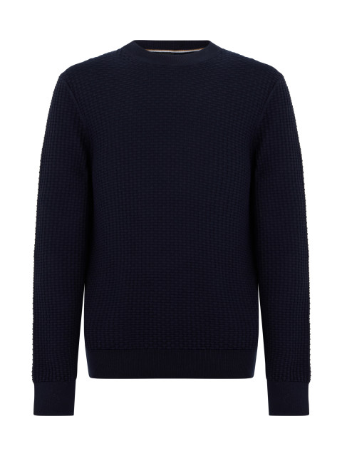 Black cotton sweater