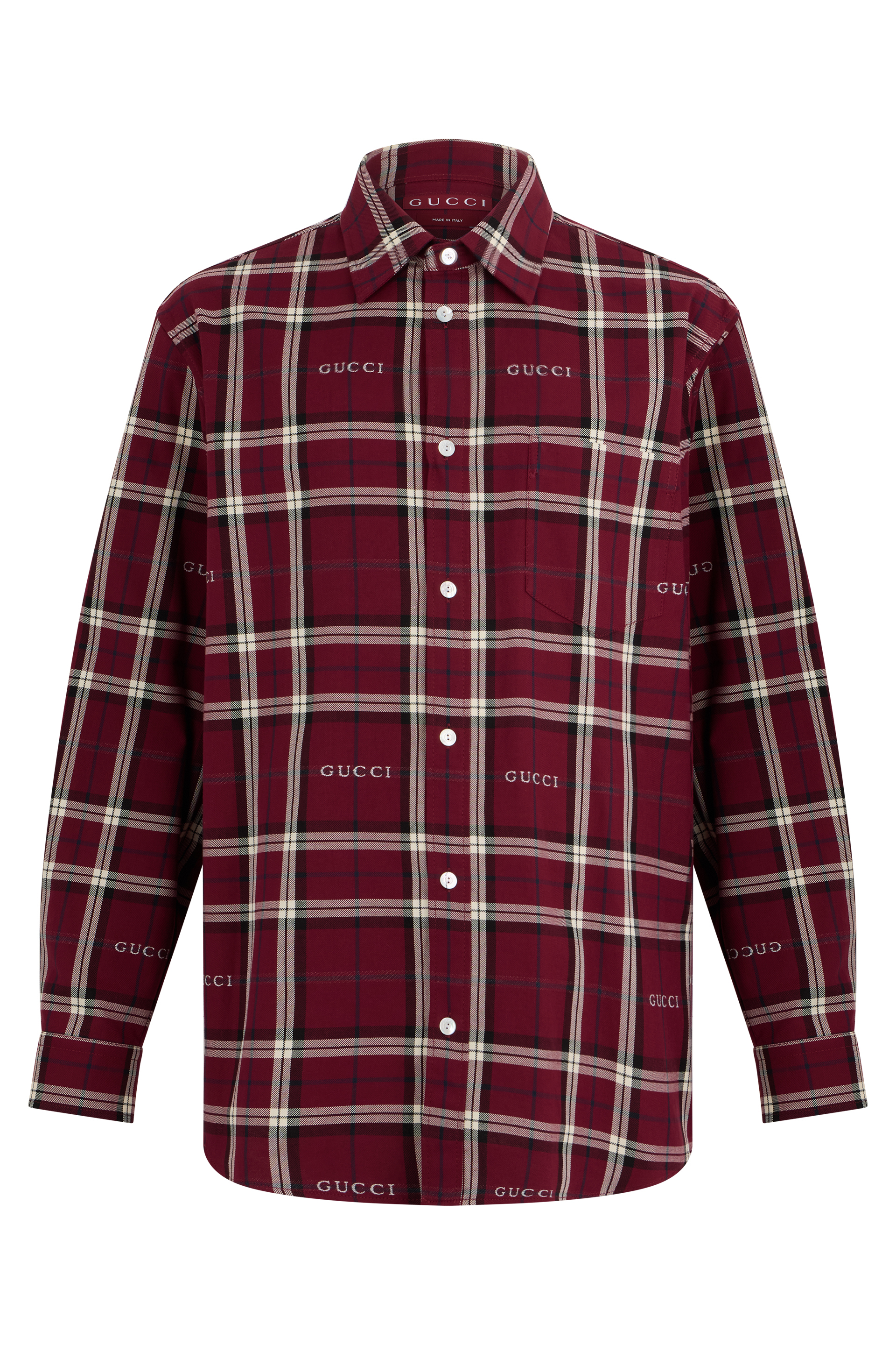 Checked cotton shirt