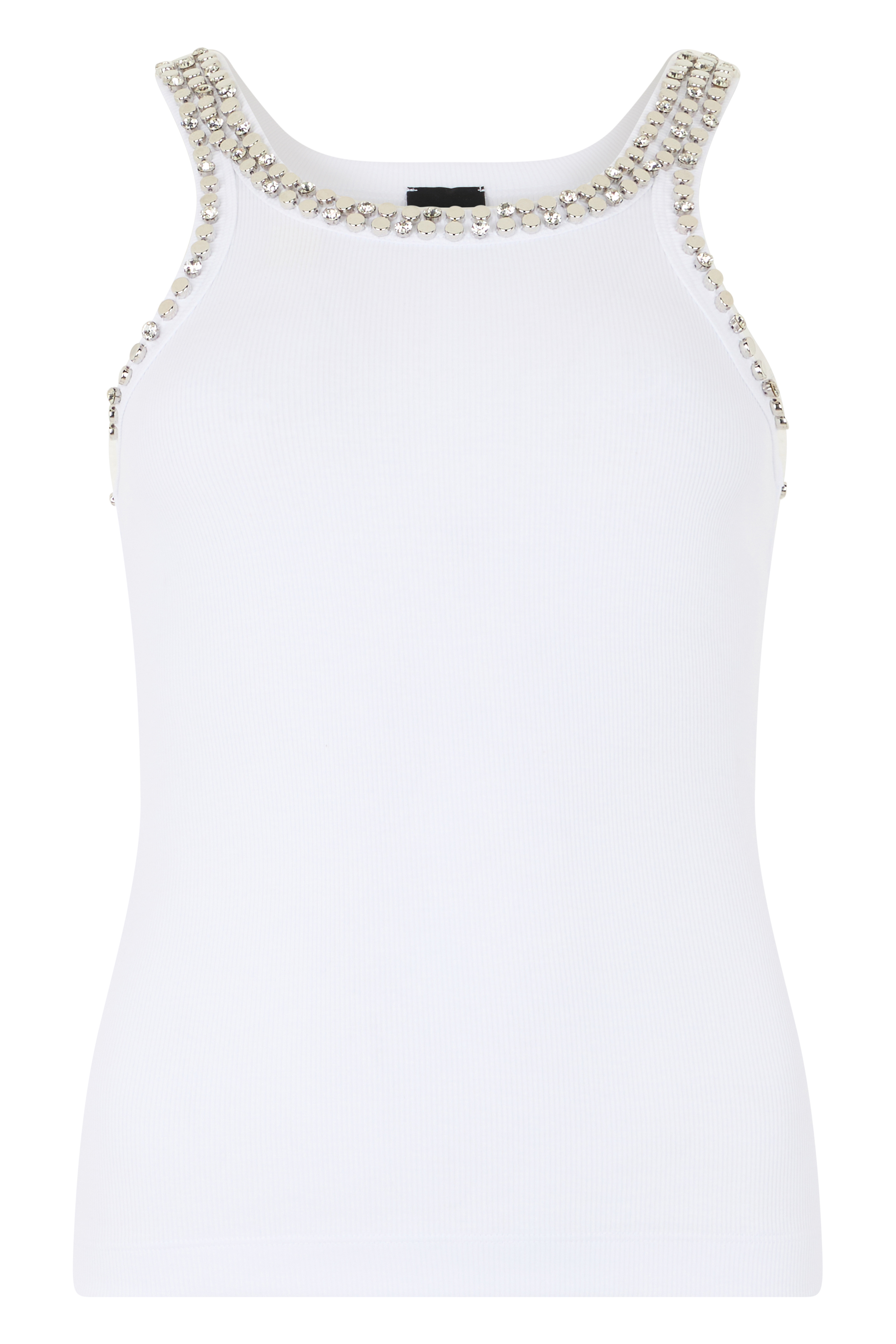 Cotton top with crystals