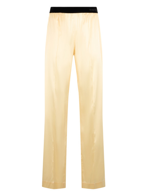 Stretch Satin Trousers