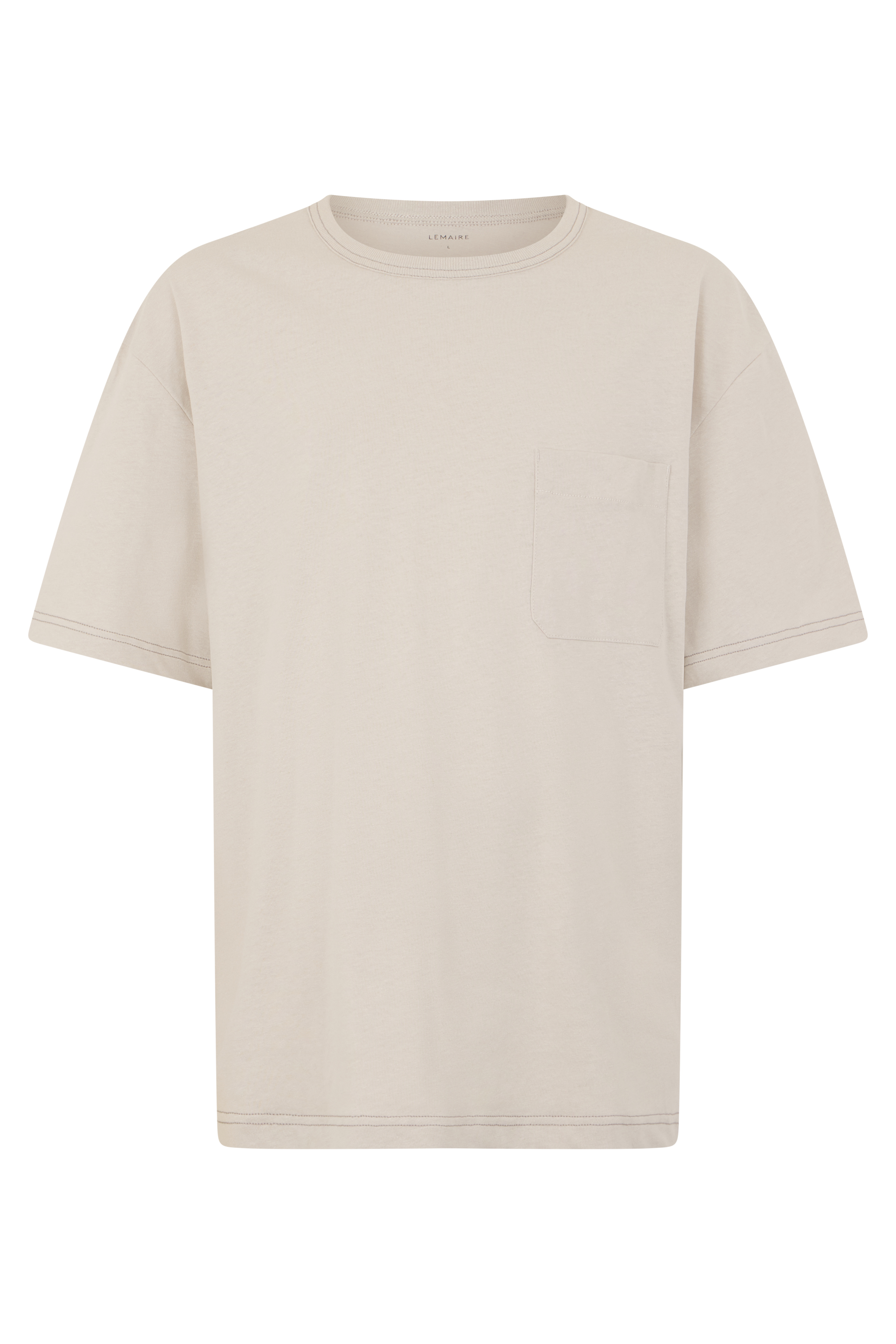 T-shirt in cotton and linen blend