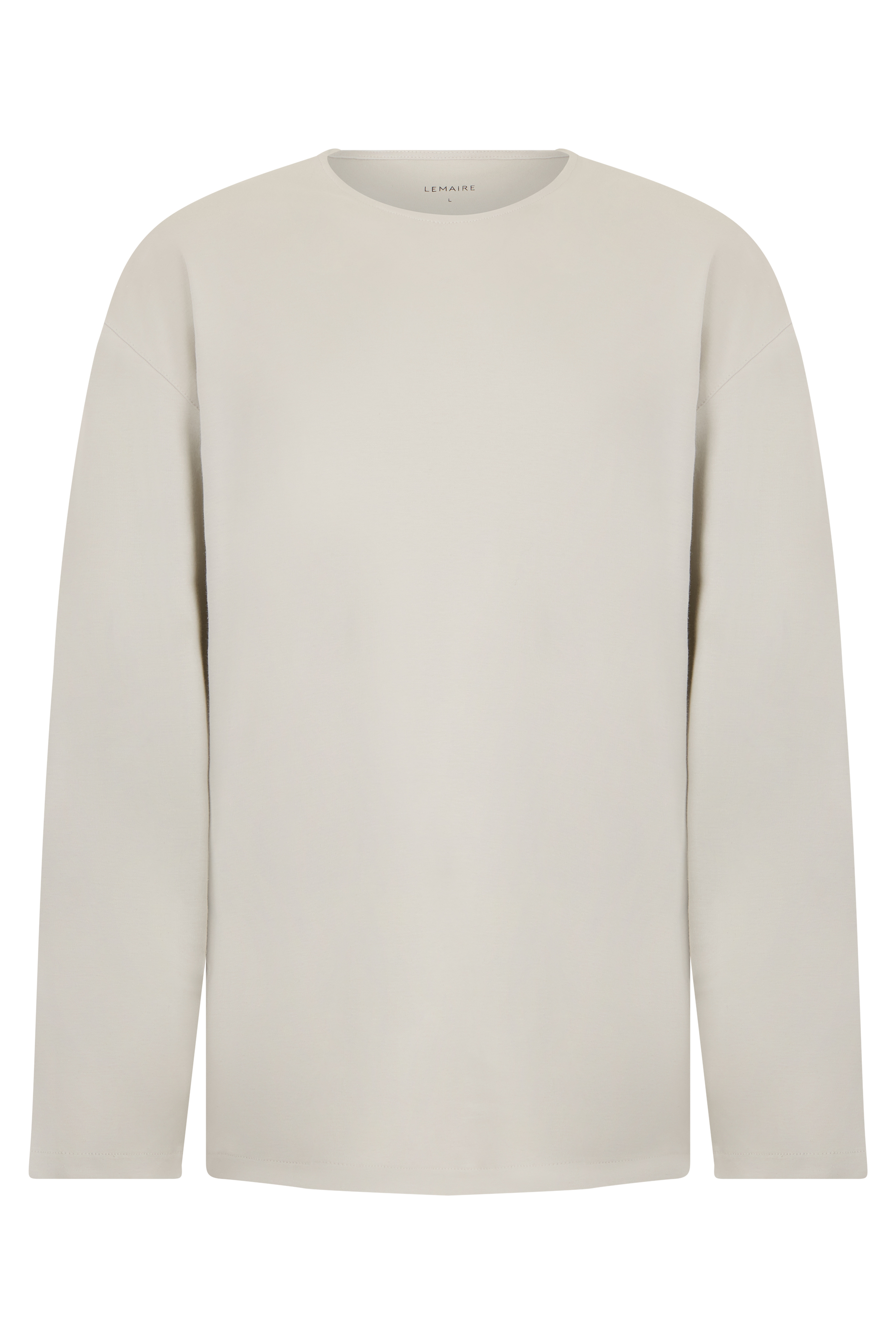 Long sleeve shirt in mixed cotton and silk