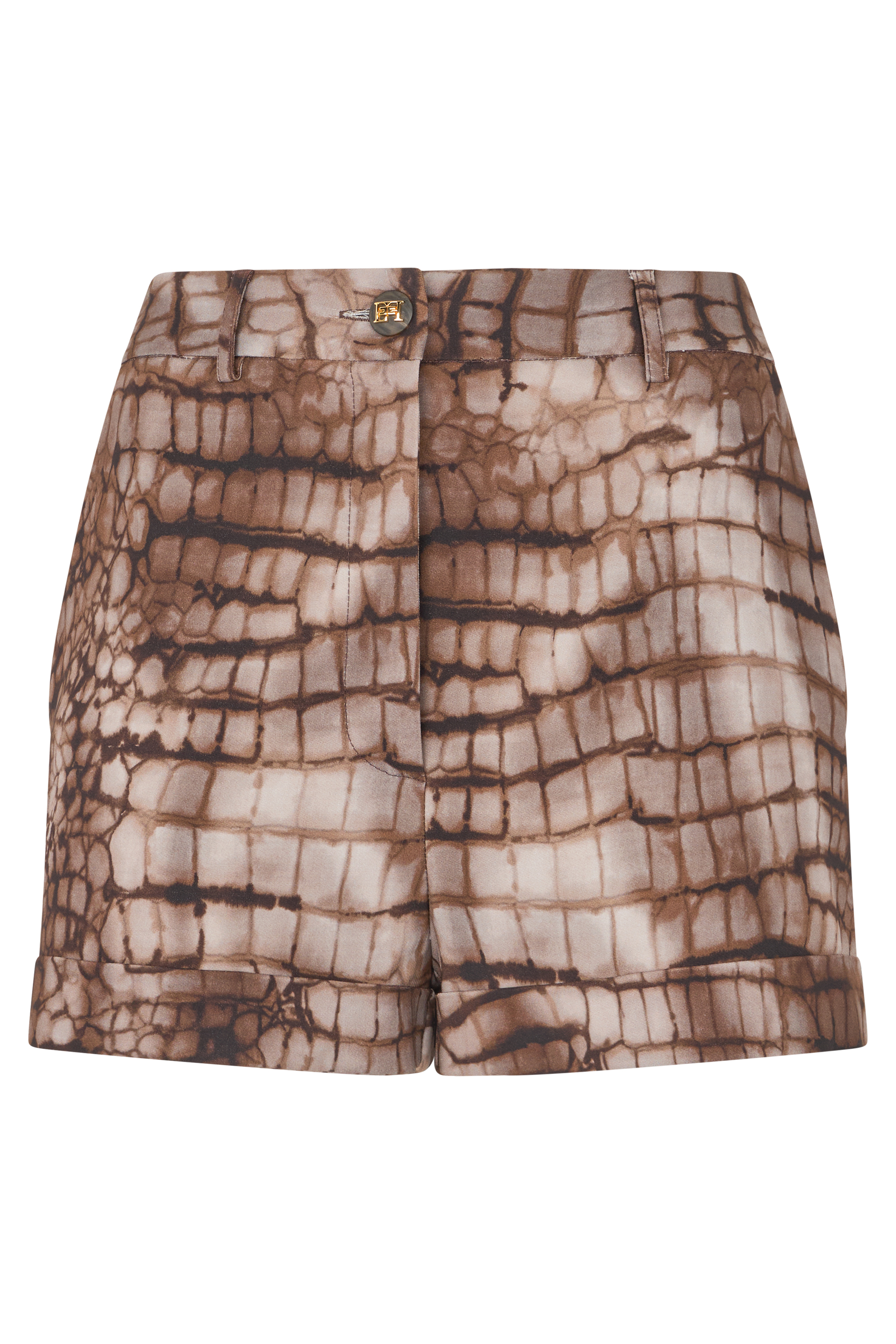 Animal print shorts
