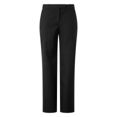 Striped wool trousers