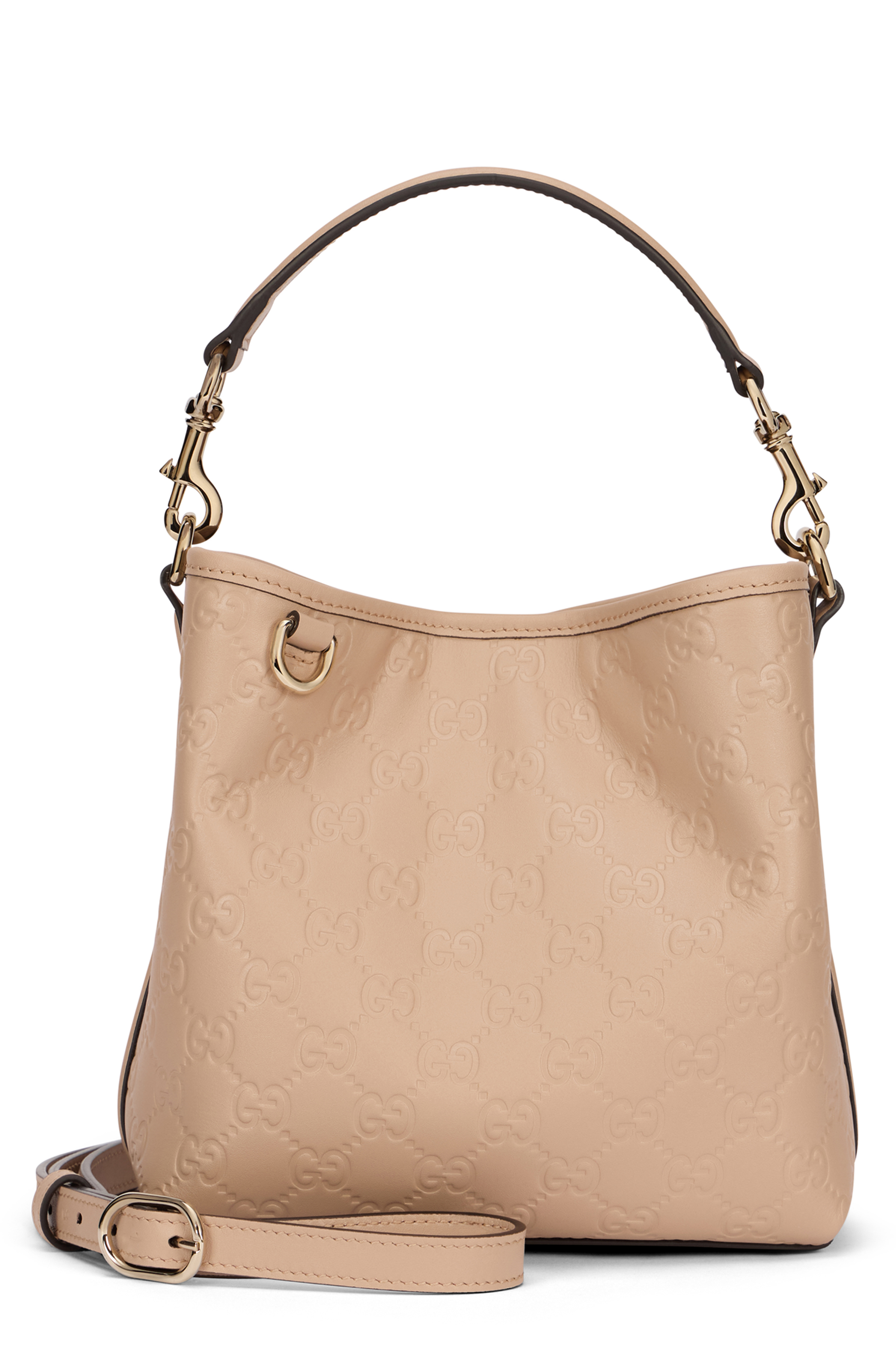GG Emblem bucket bag in Leather