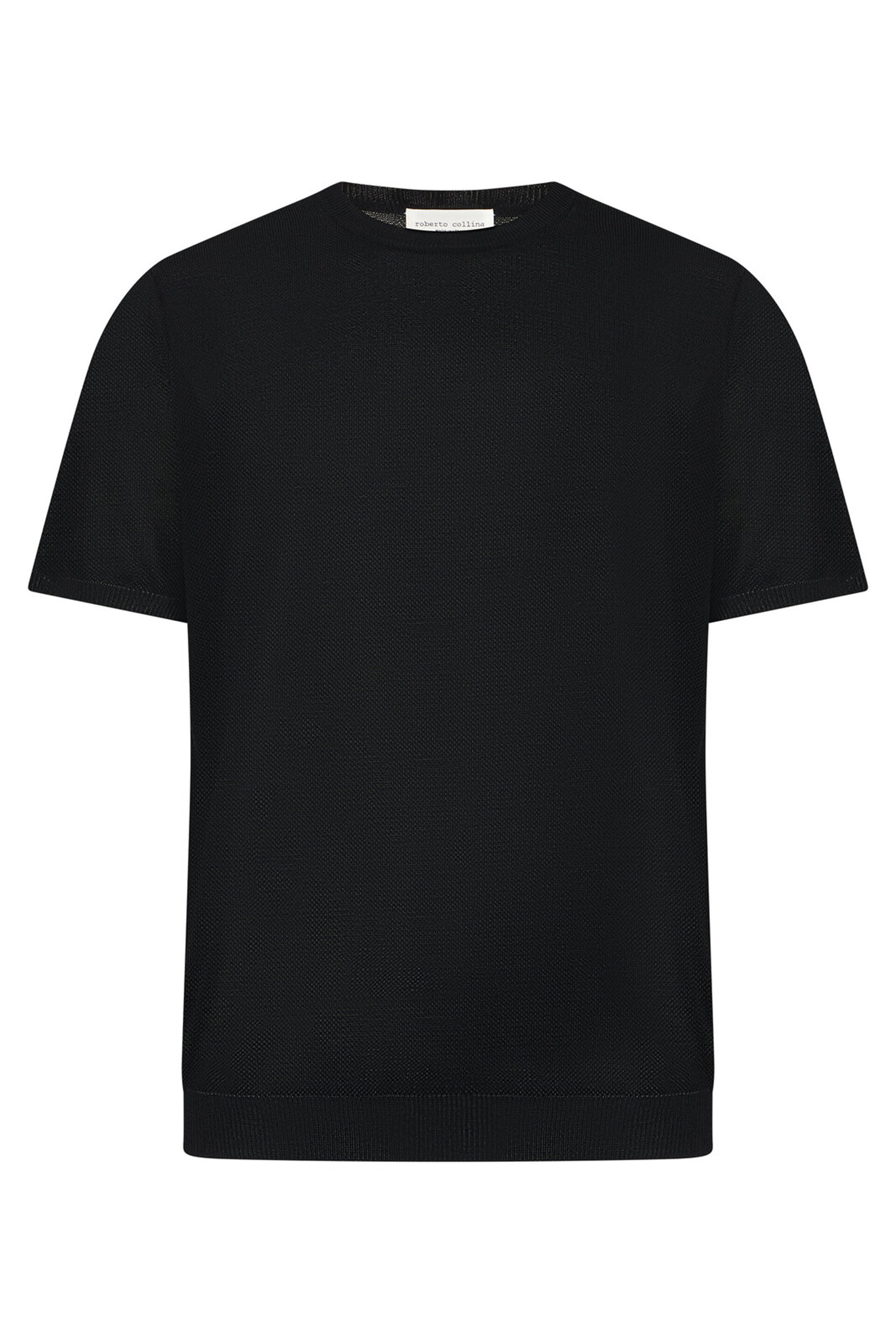 Short-sleeve t-shirt with texture