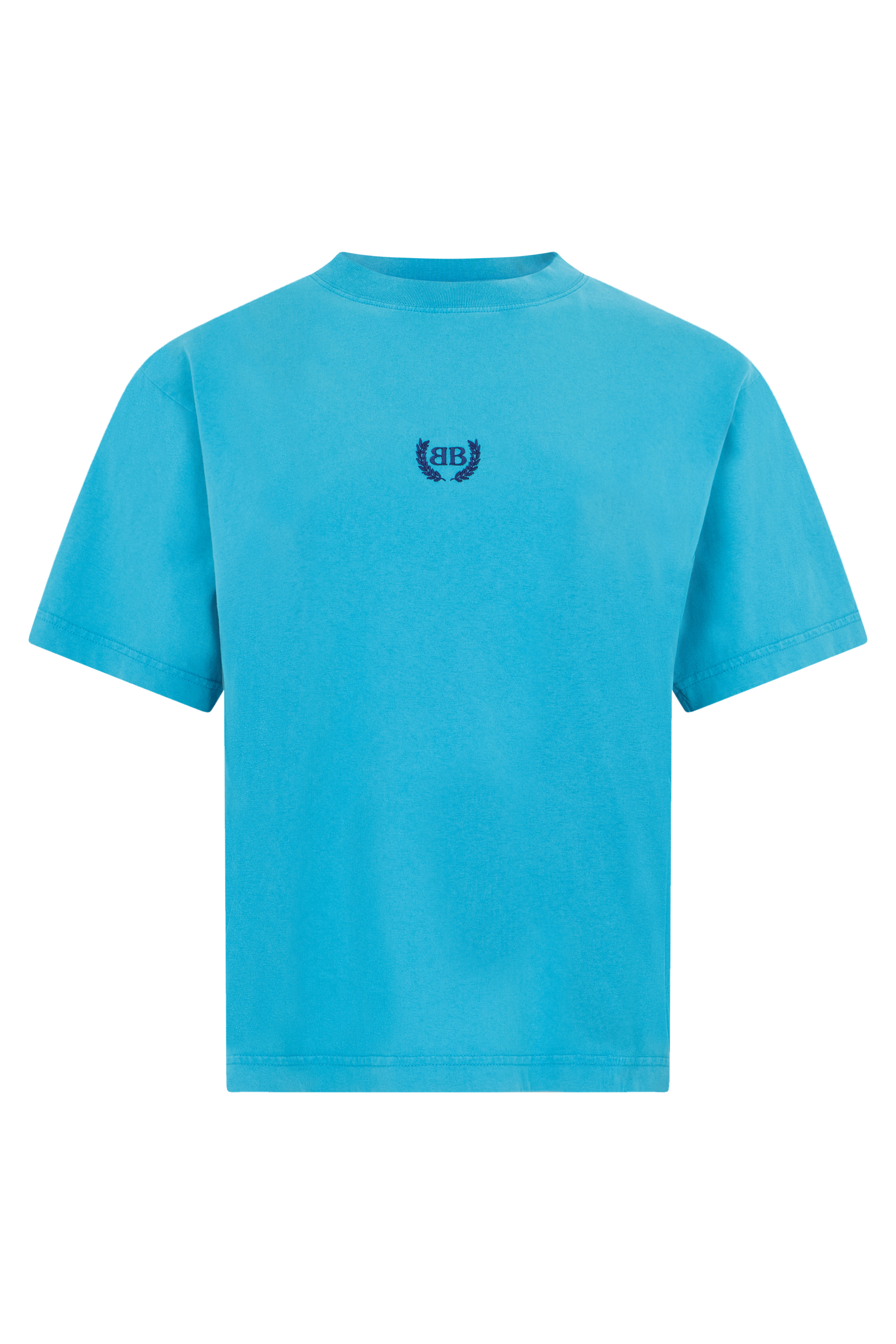 Cotton T-shirt with Embroidered Logo