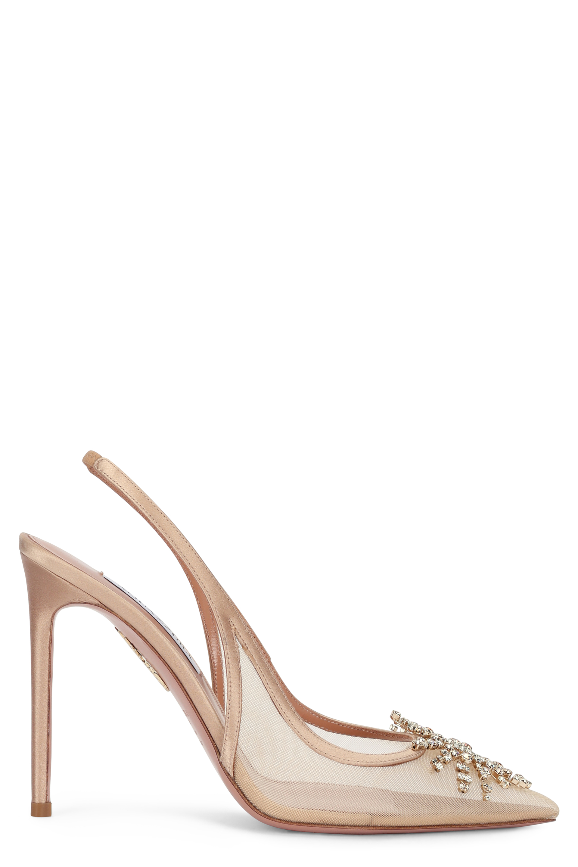 Slingback Crystal Firework 105 in mesh
