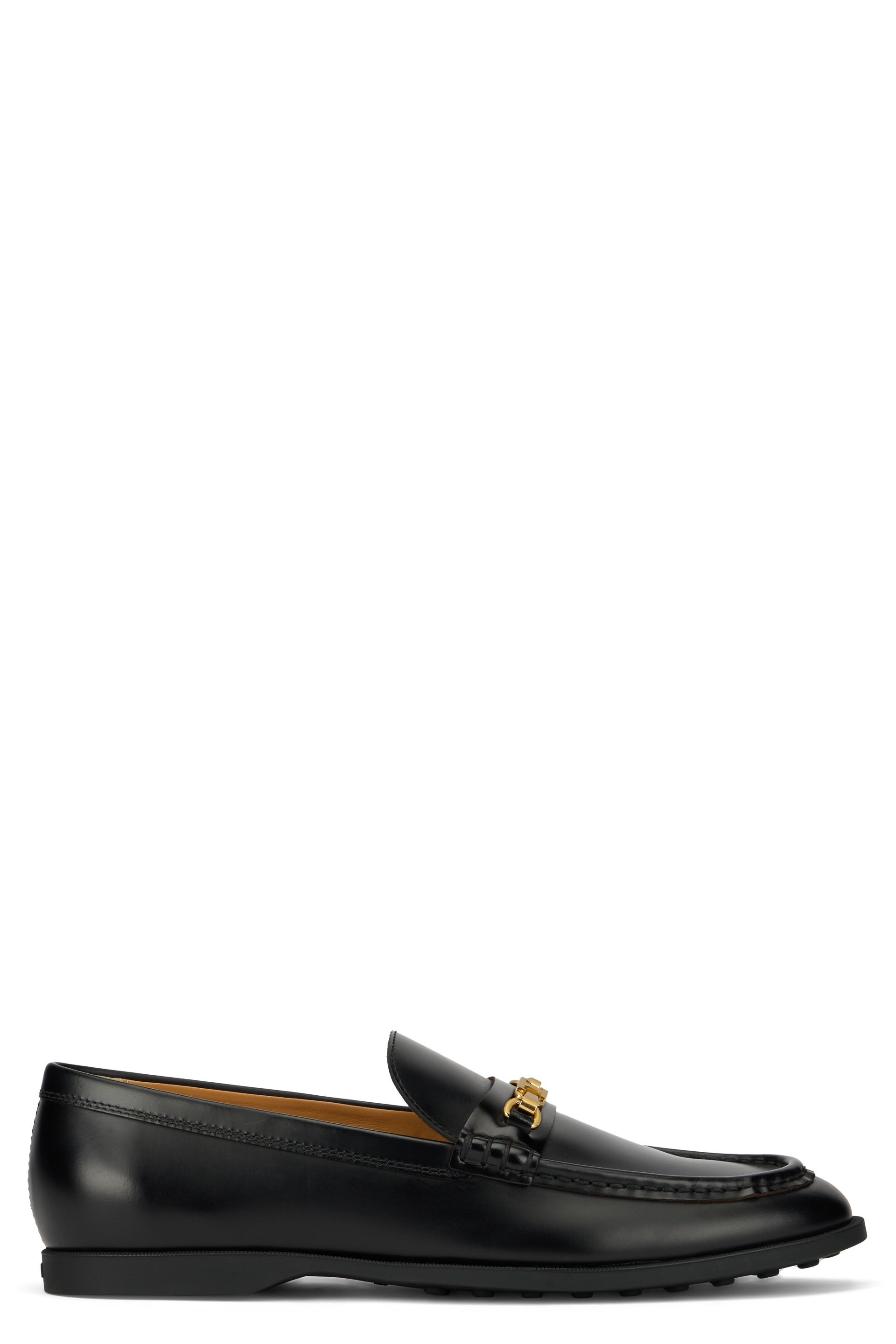 Black calfskin loafers