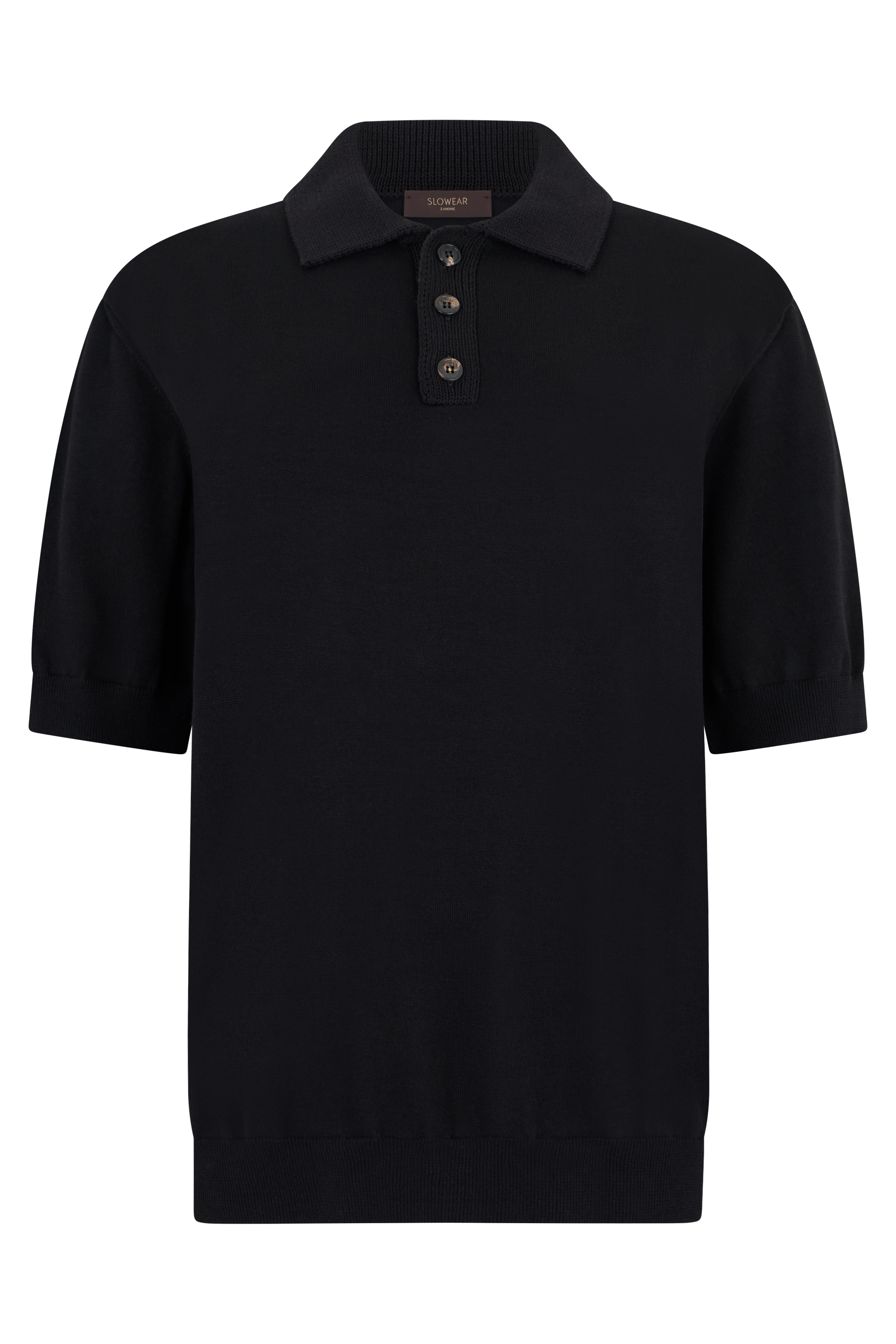 Cotton knit polo