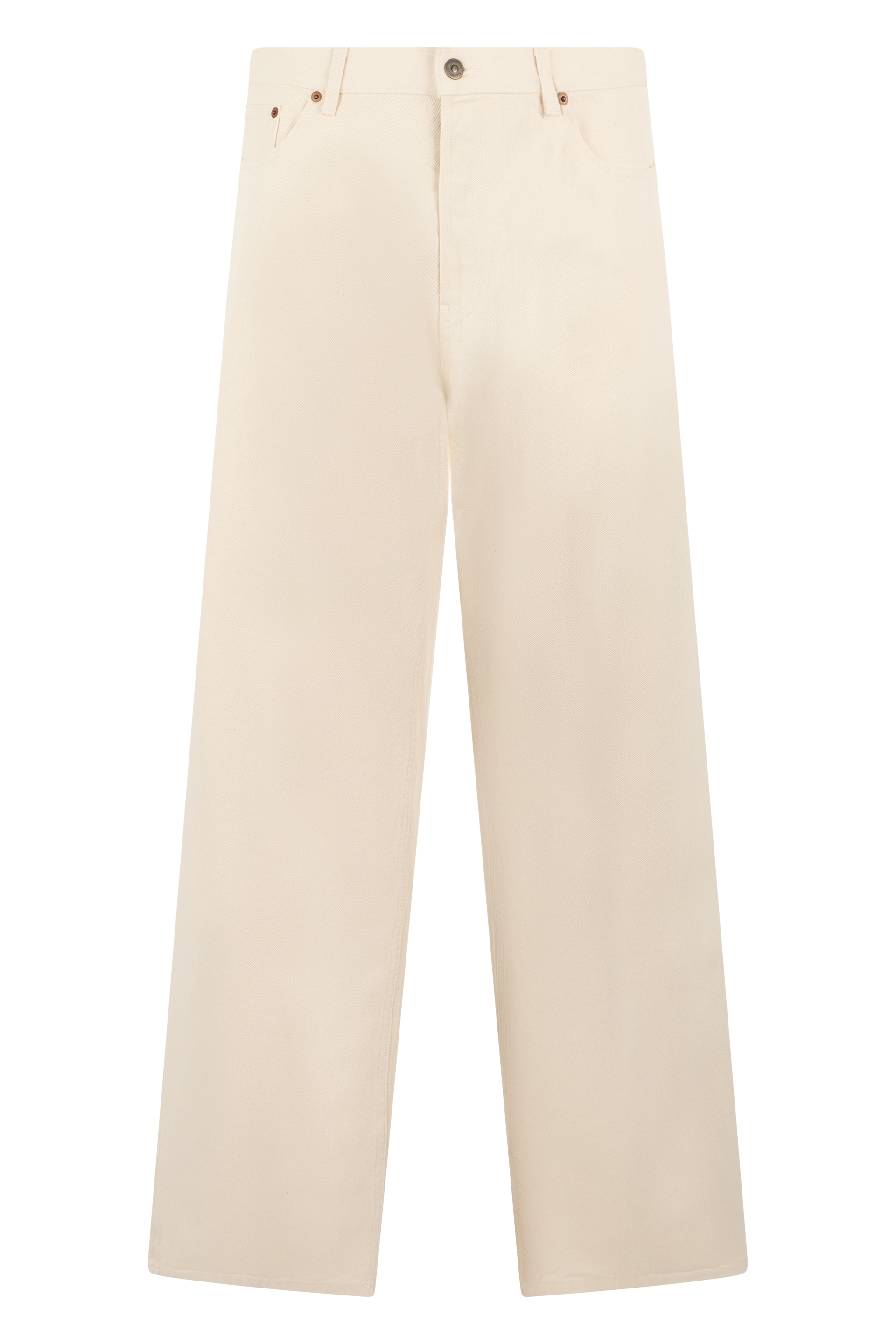 Straight cotton trousers