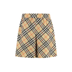 Check motif bermuda shorts