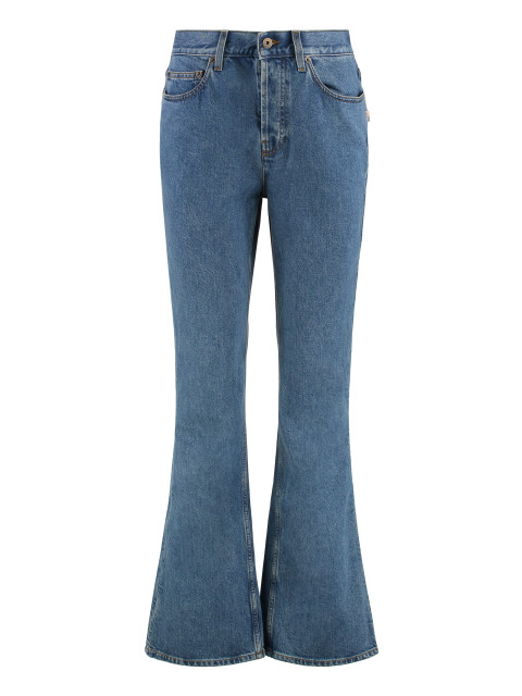 High-rise bootcut jeans