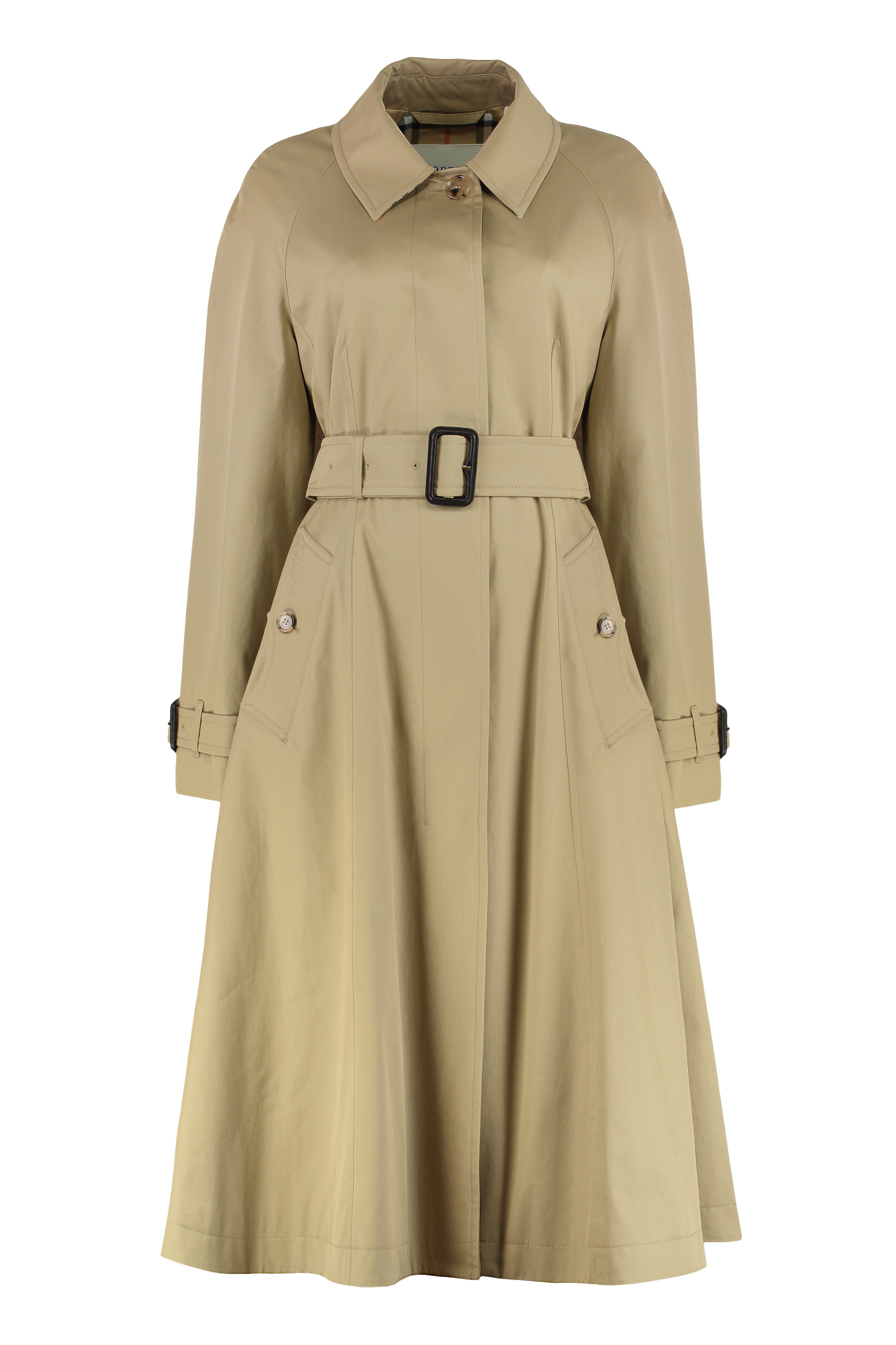 Car coat Ellingham fit-and-flare long in gabardine