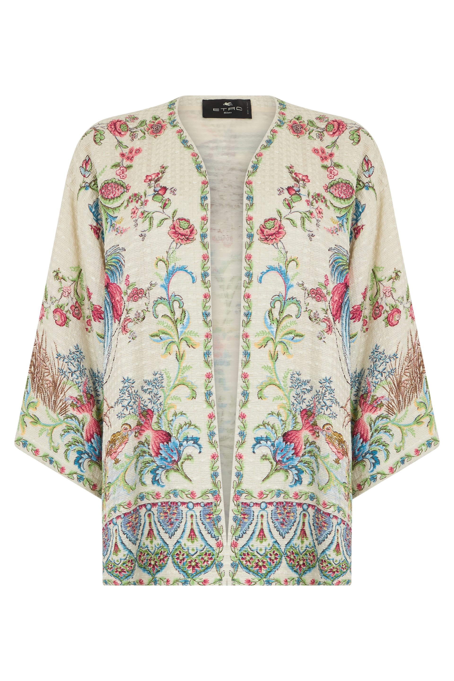 Light jacket with floral pattern