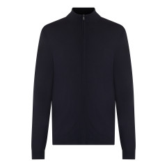 Zip hoodie with collar
