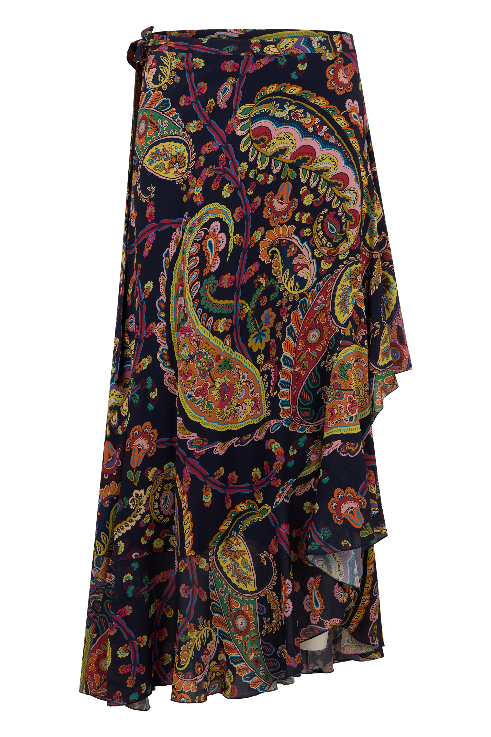 Long printed skirt