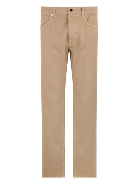Straight cotton pants