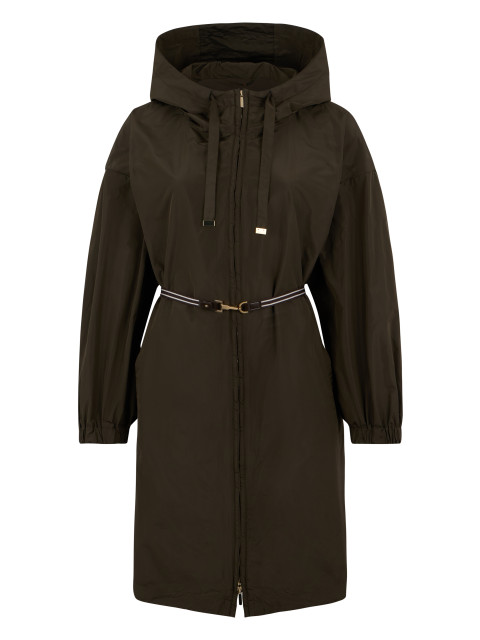 Water-repellent taffeta parka