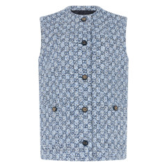 Vest With Decorative Buttons