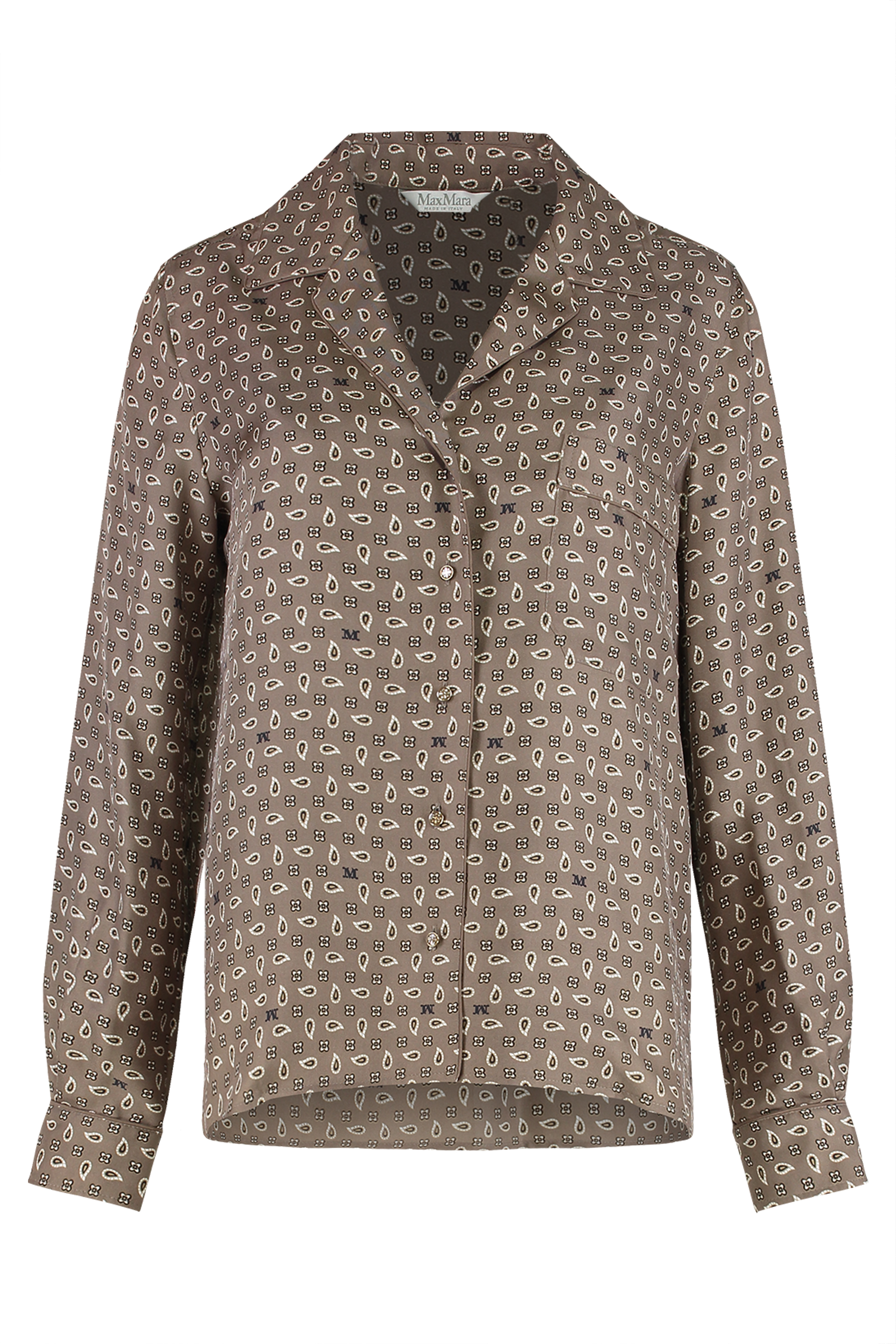 Silk printed shirt