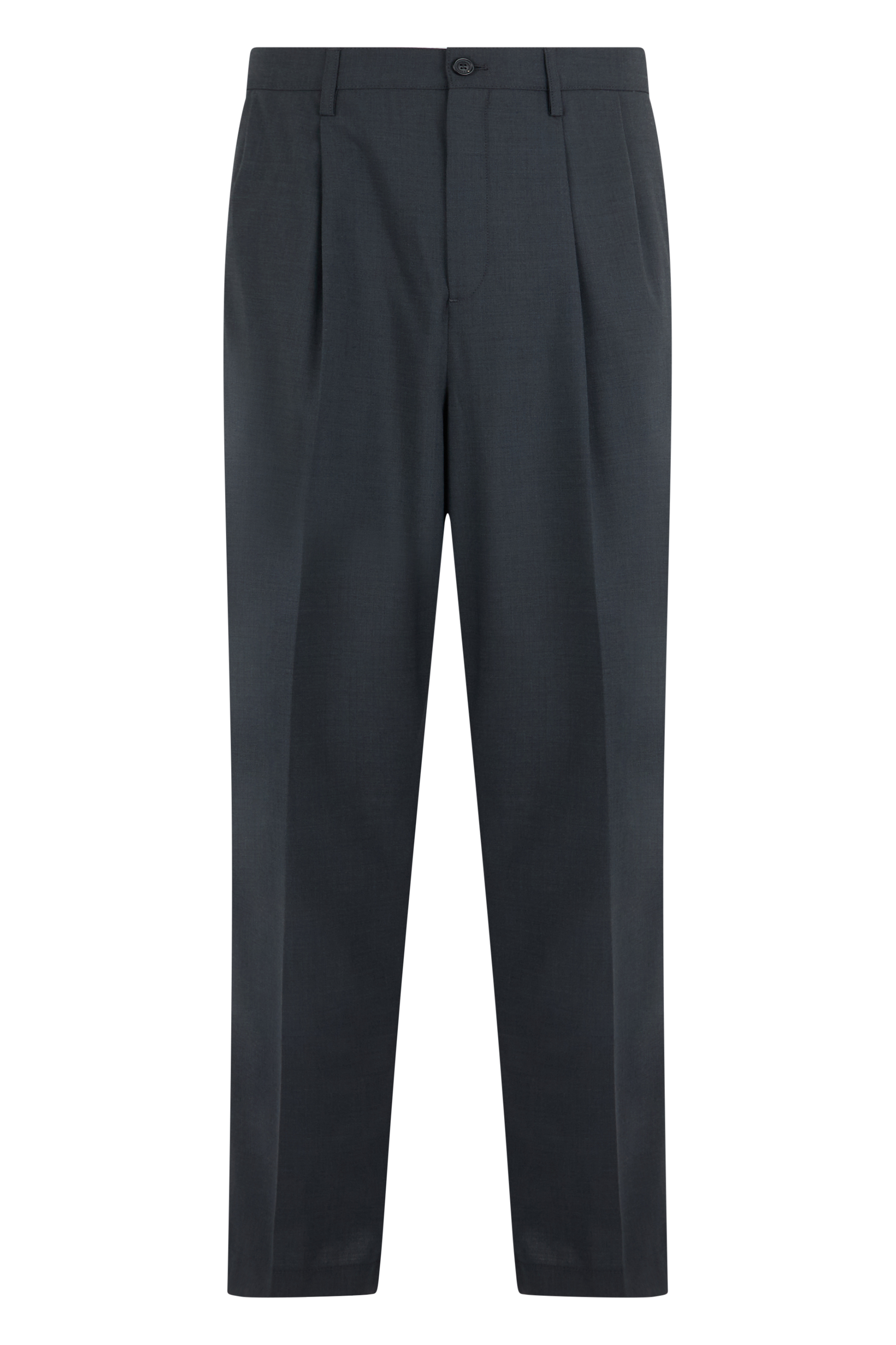 Wool blend trousers