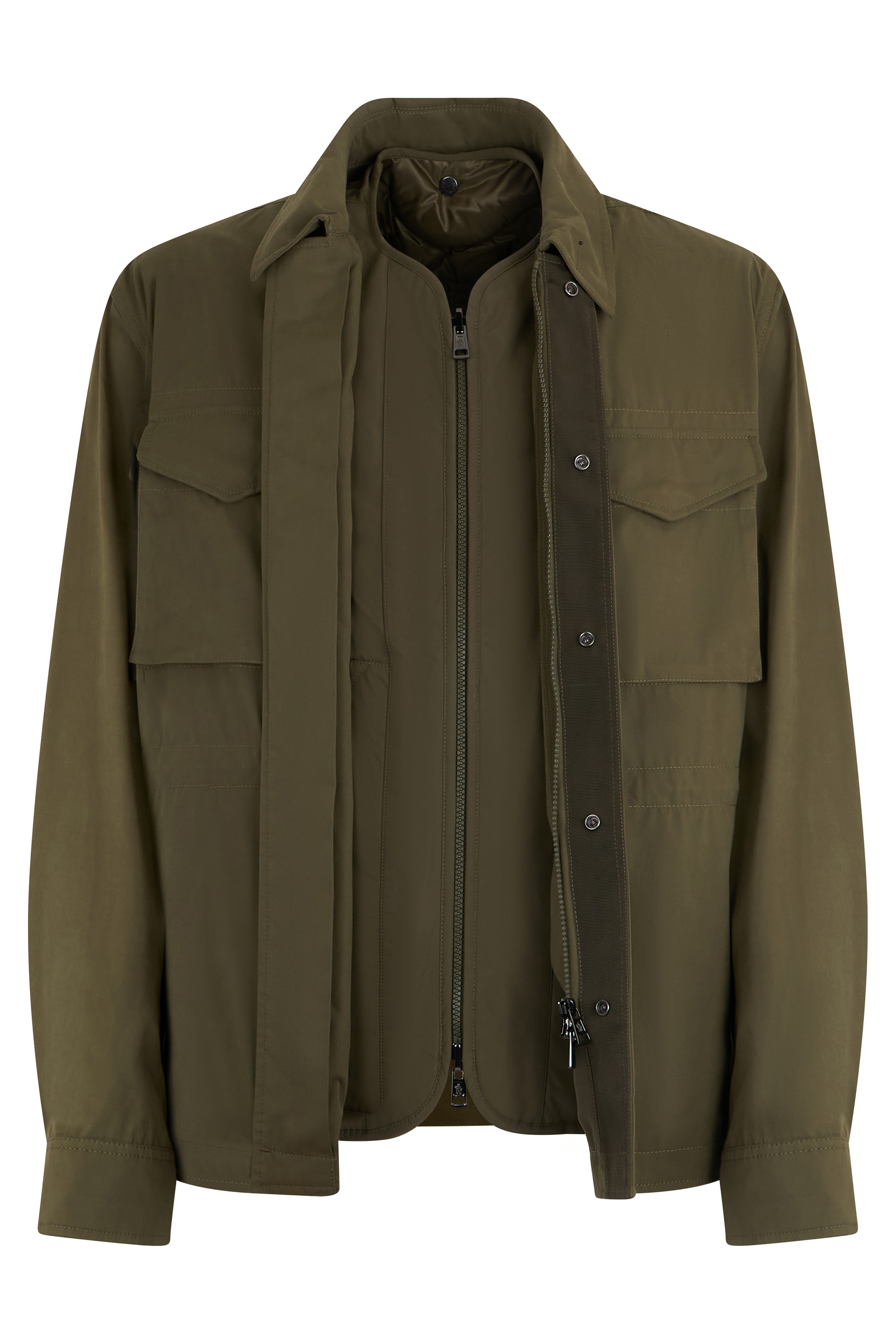 Reversible padded shirt jacket Roquille 3 in 1