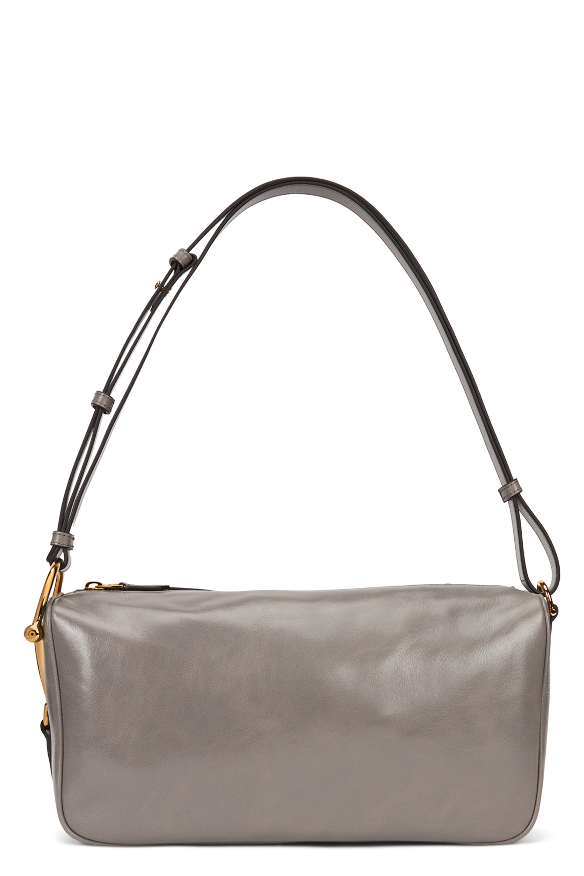 Shoulder bag in smooth leather