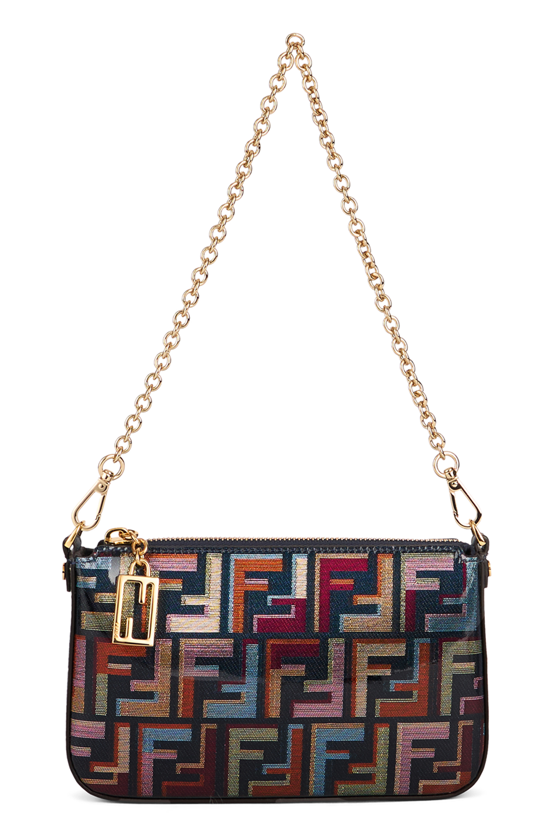 Pouch Baguette in coated cotton
