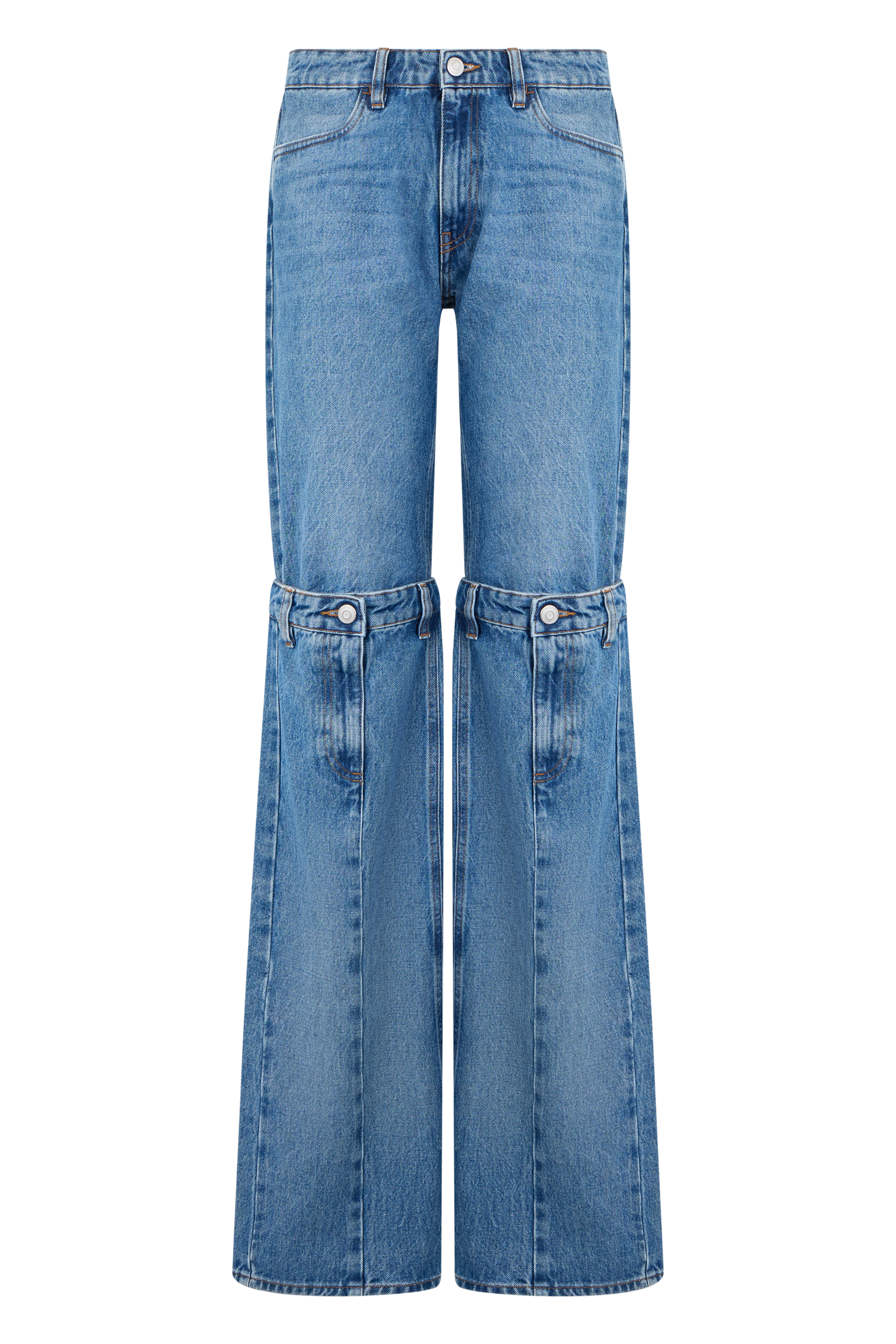 Flared jeans in cotton
