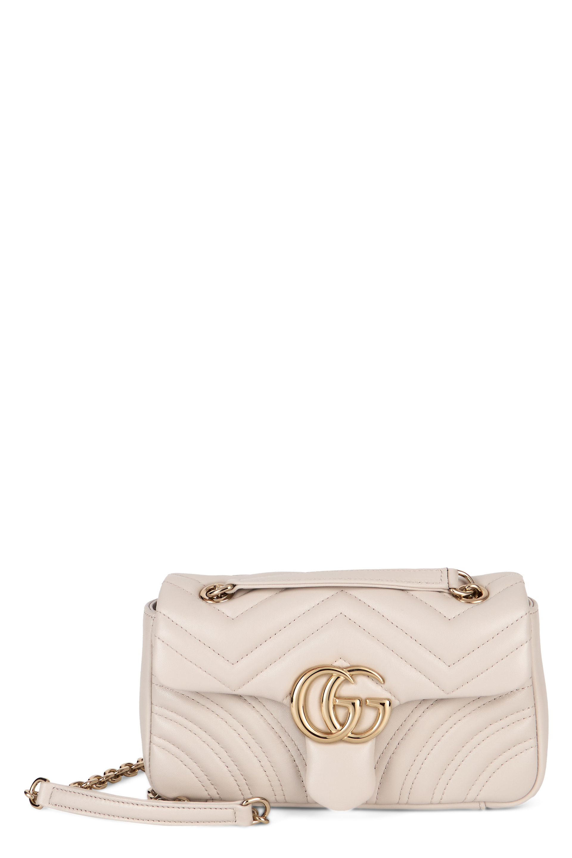 GG Marmont small shoulder bag in matelassé leather